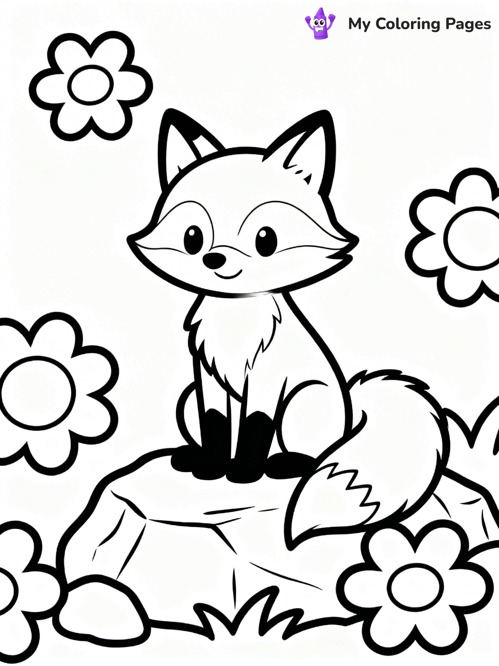 Foxy Coloring Pages - 29