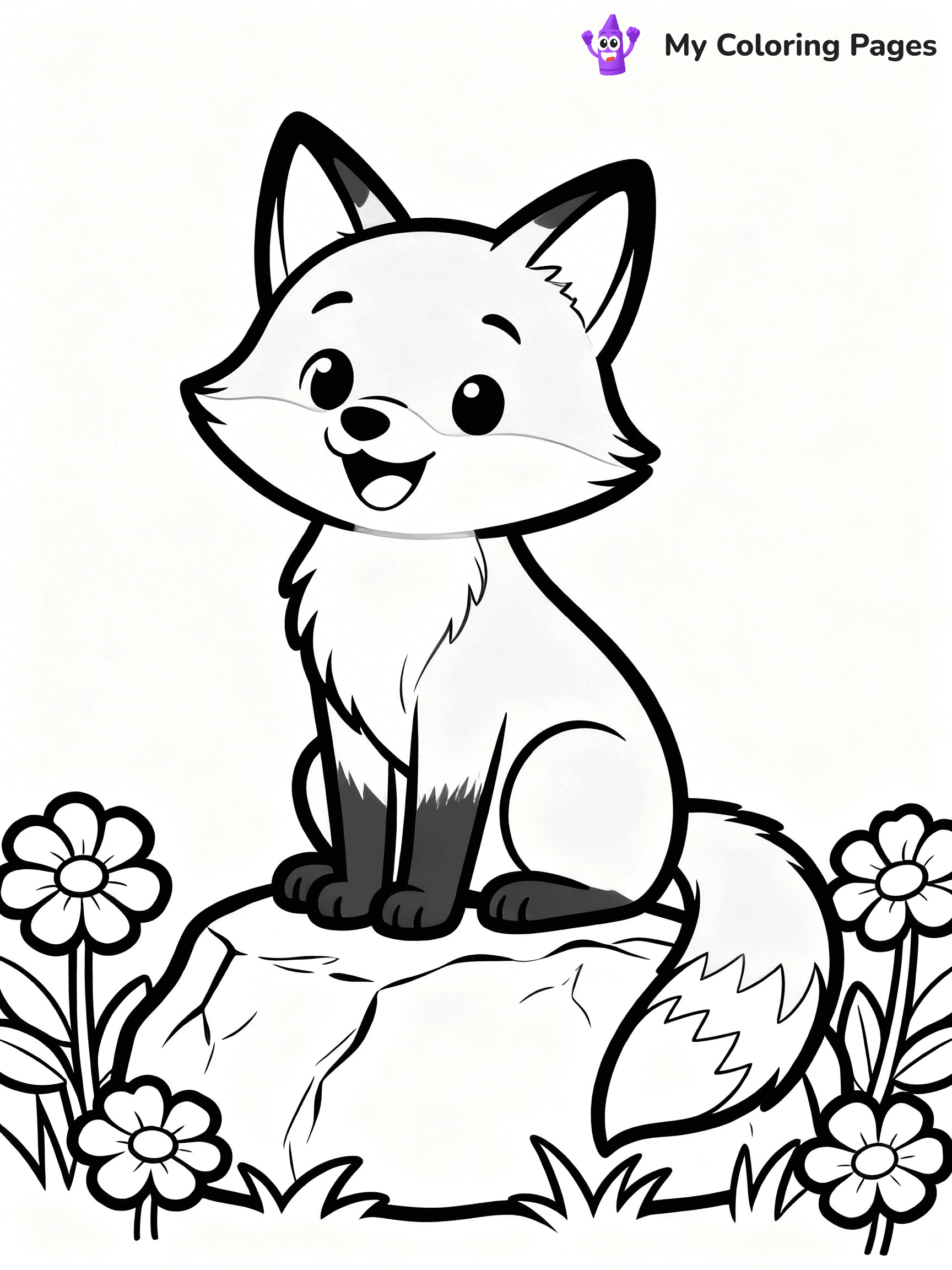 Foxy Coloring Pages - 26