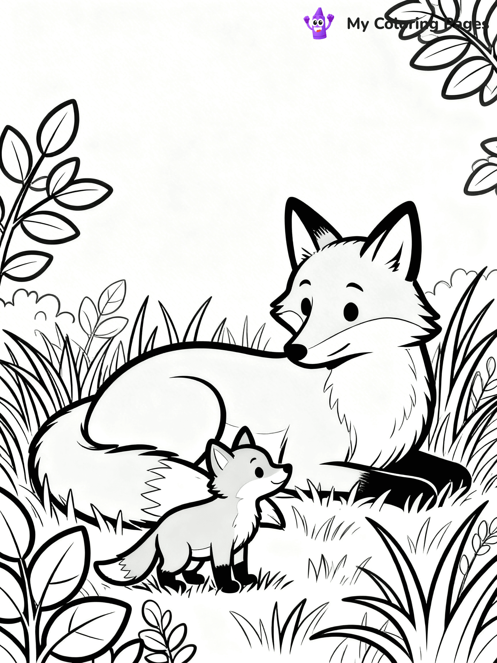 Foxy Coloring Pages - 24