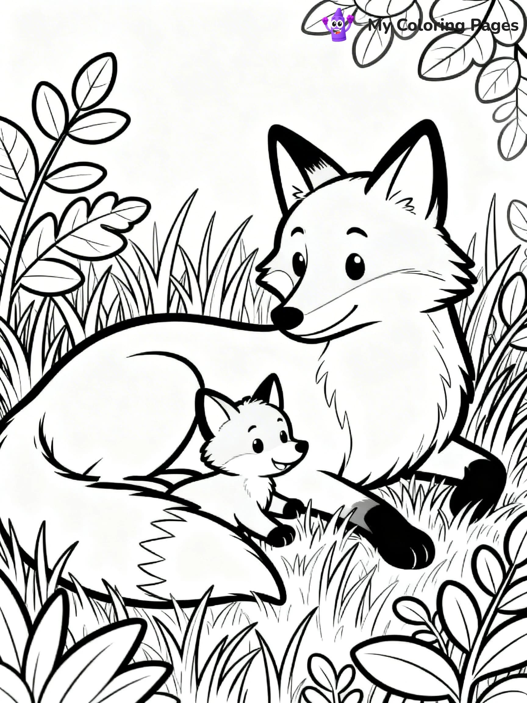 Foxy Coloring Pages - 20