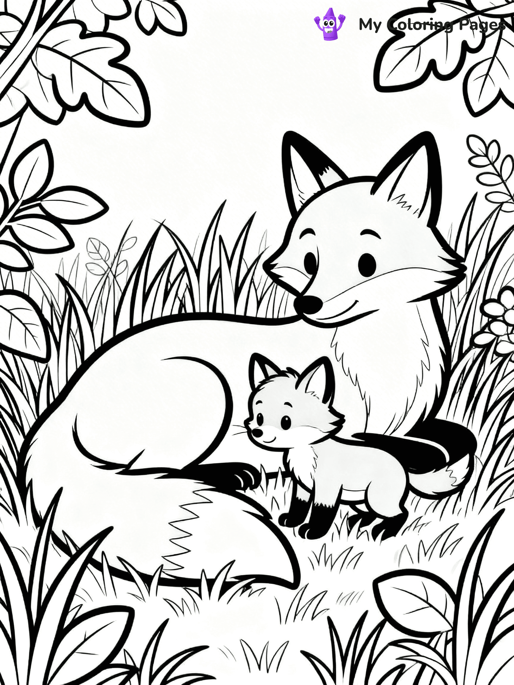 Foxy Coloring Pages - 19