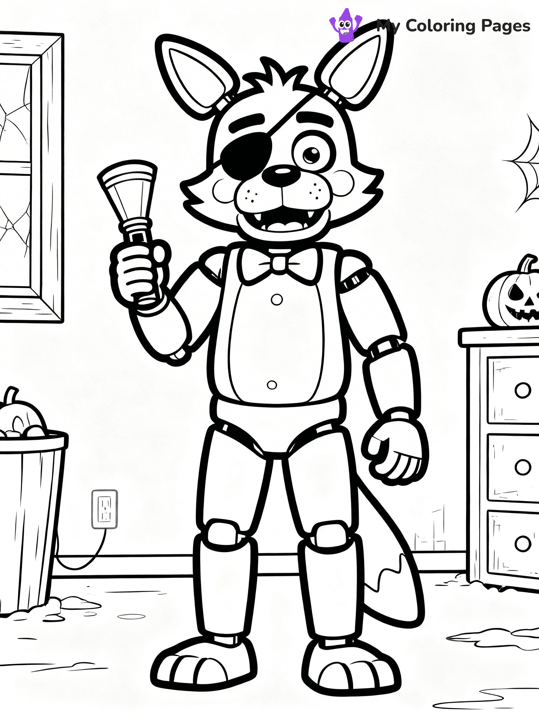 Foxy Coloring Pages - 18