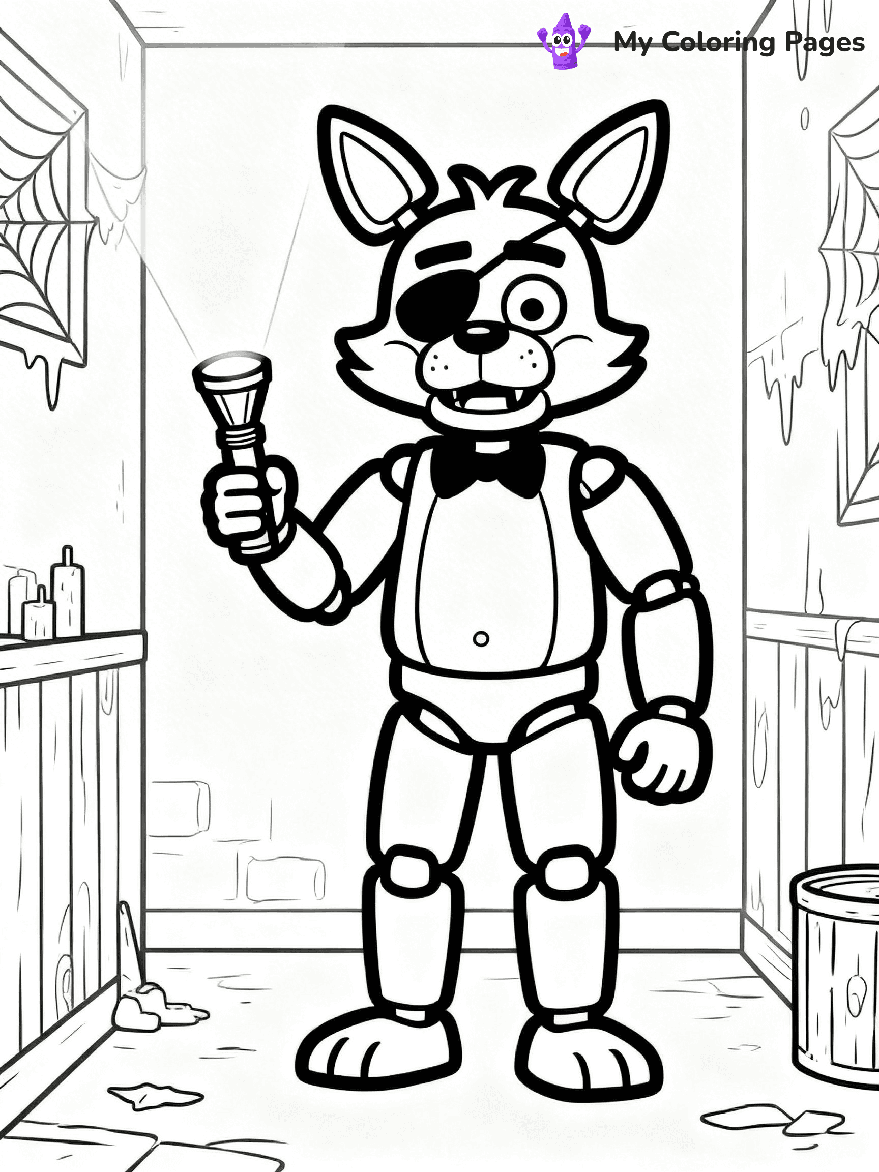 Foxy Coloring Pages - 17