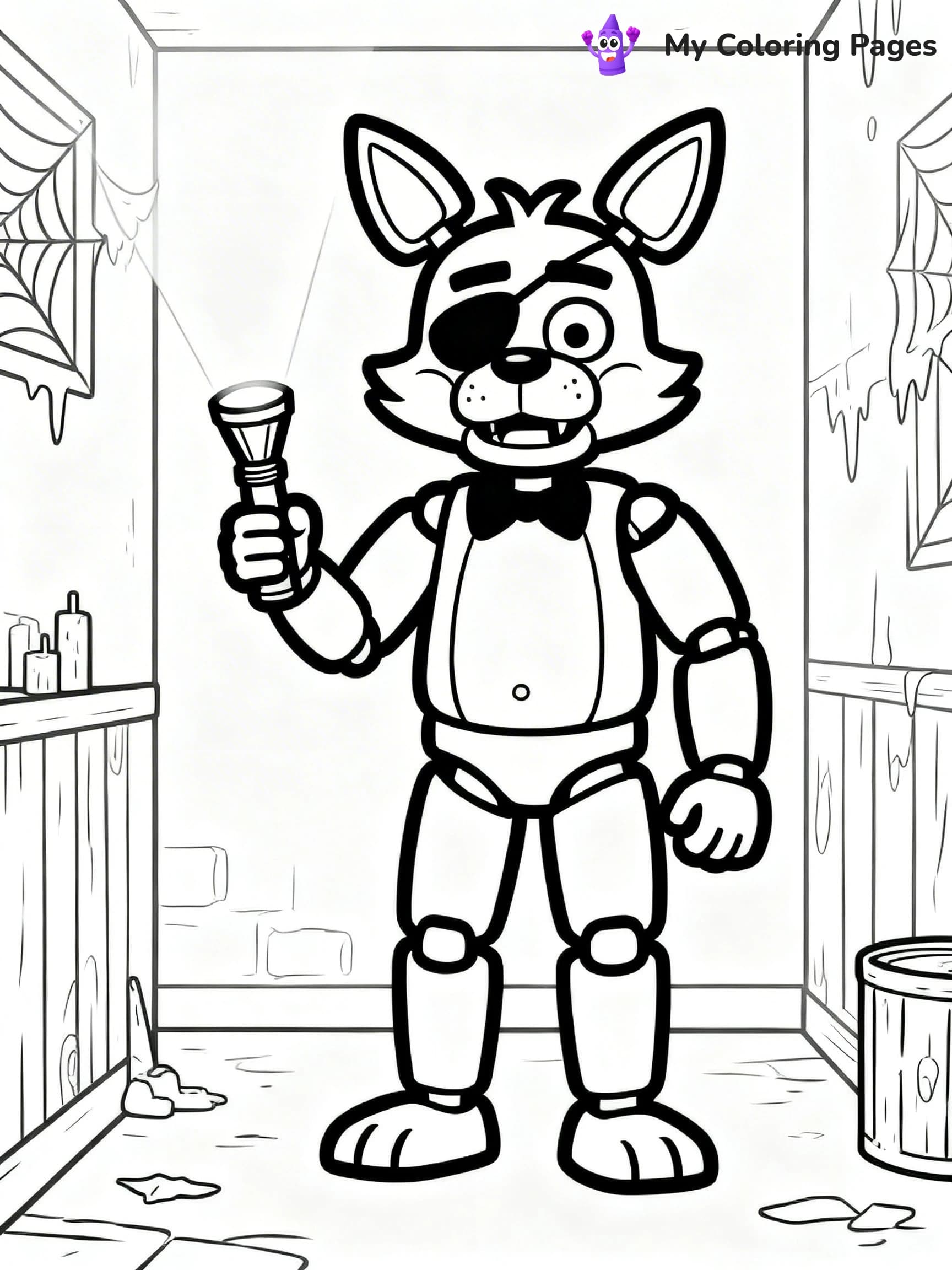 Foxy Coloring Pages - 17