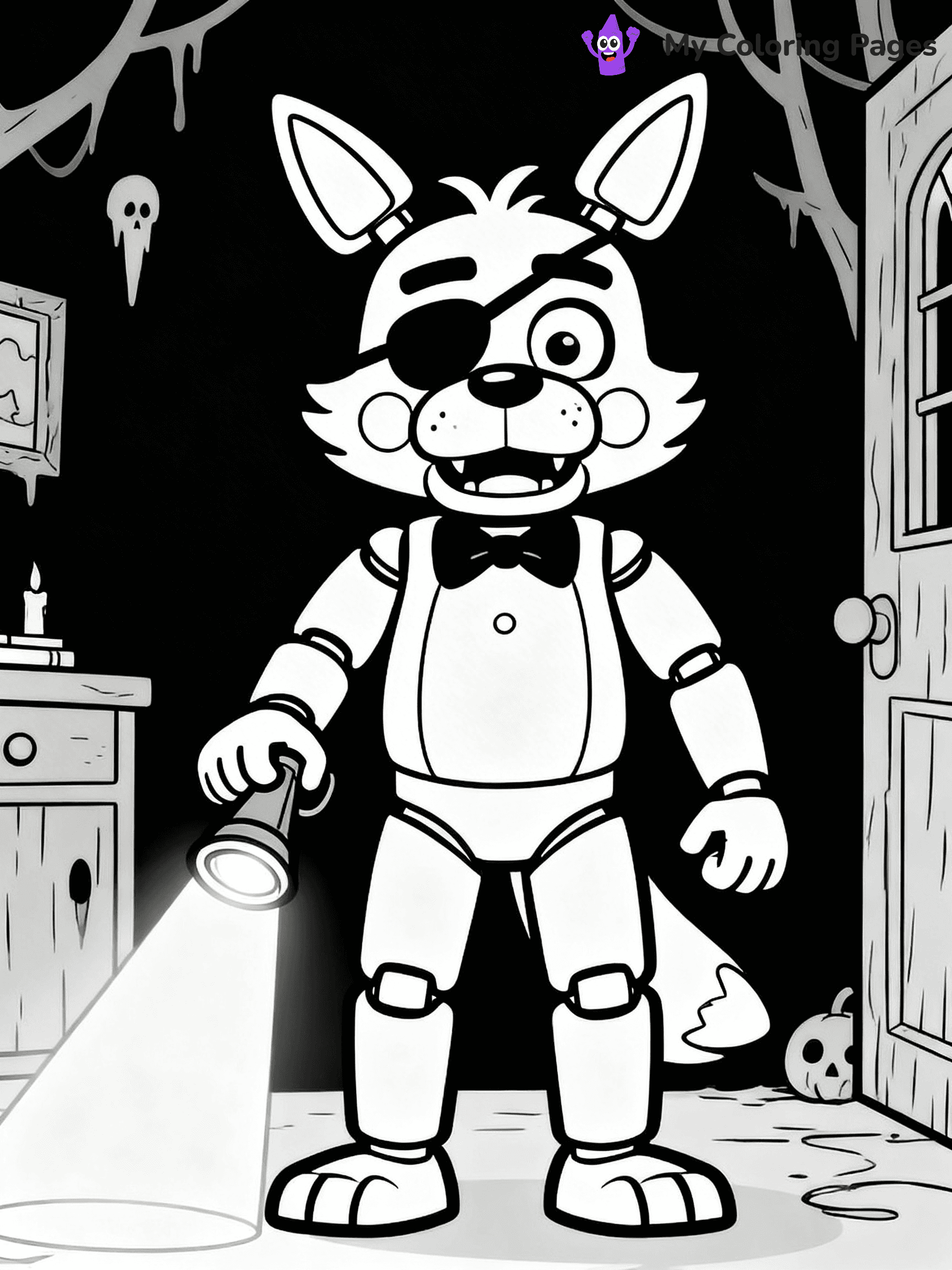 Foxy Coloring Pages - 16