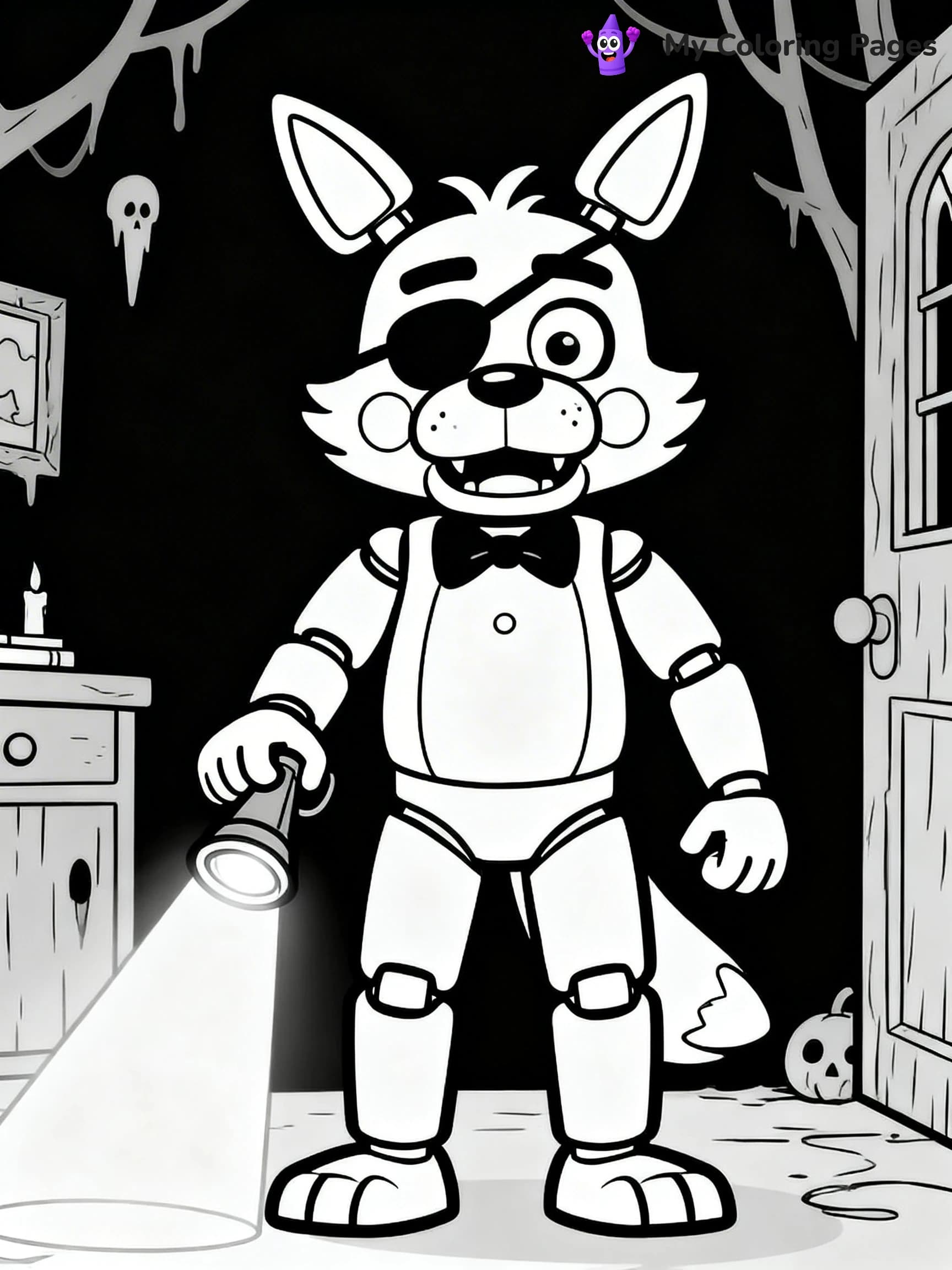 Foxy Coloring Pages - 16