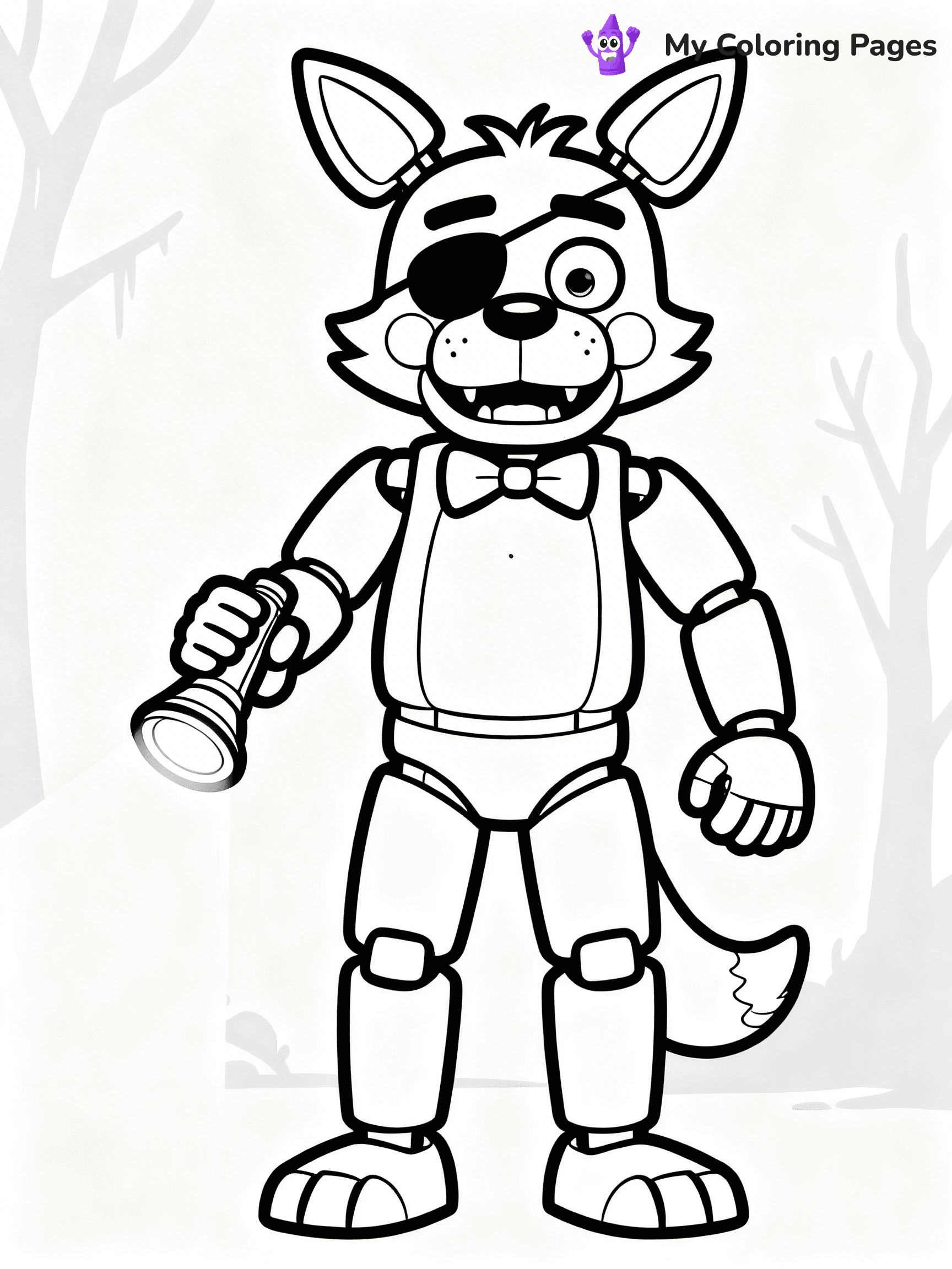 Foxy Coloring Pages - 15