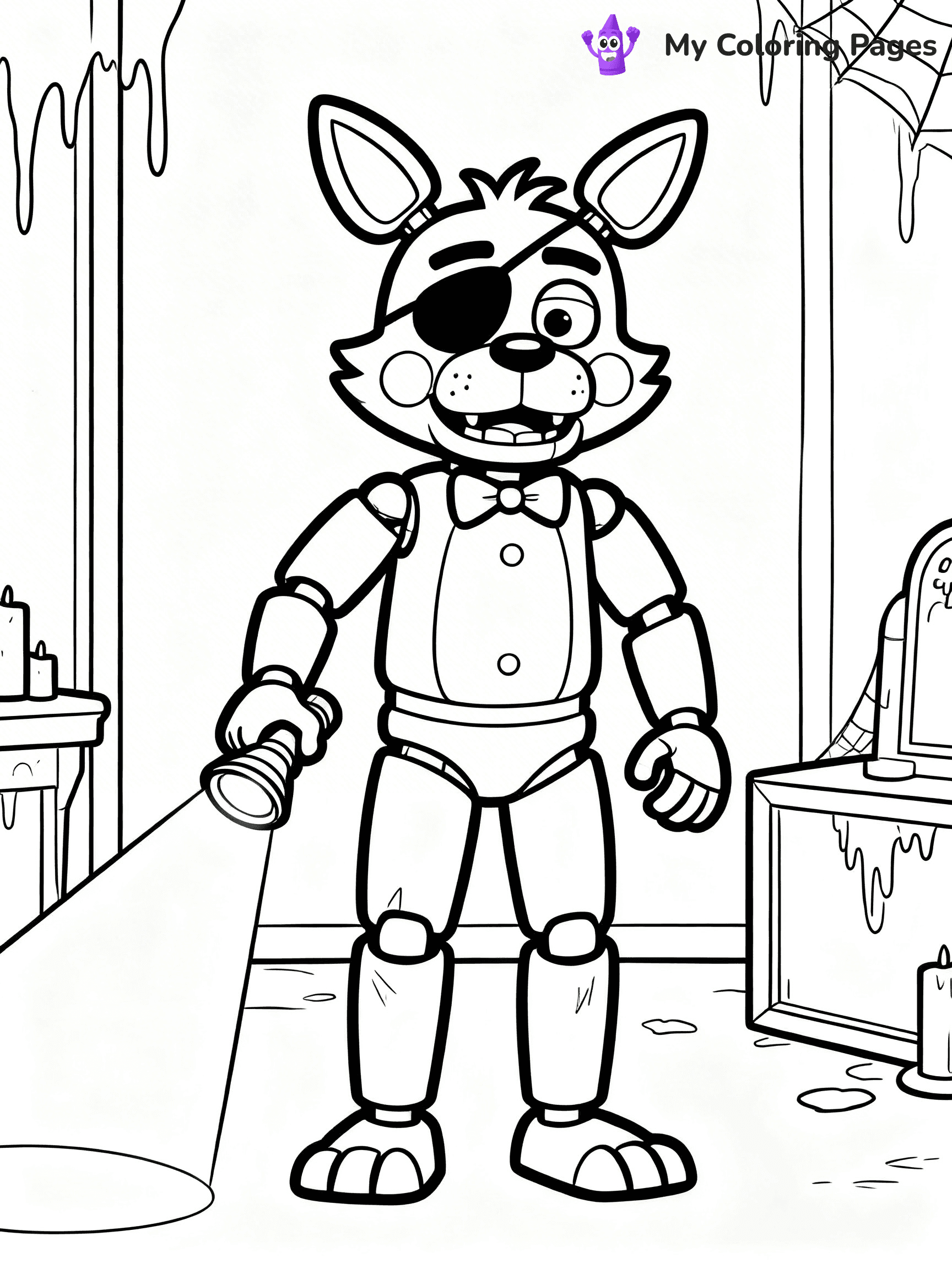 Foxy Coloring Pages - 14