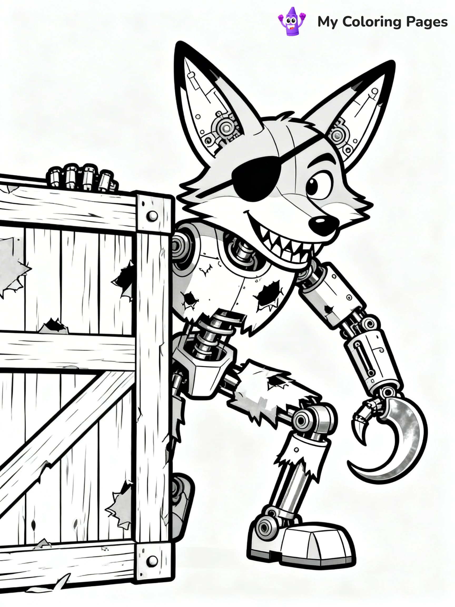 Foxy Coloring Pages - 6