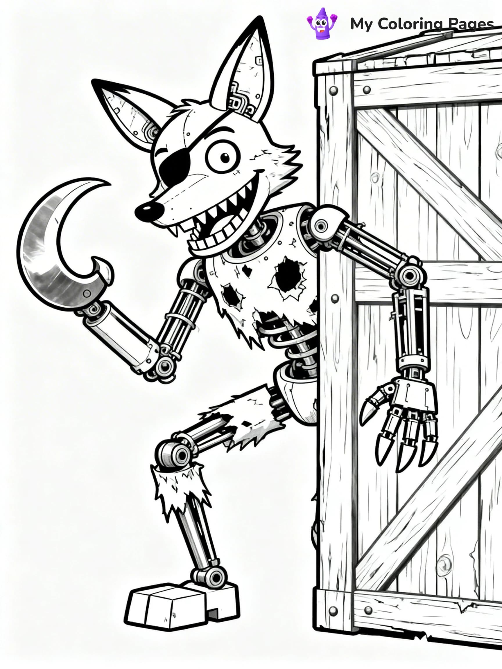 Foxy Coloring Pages - 5