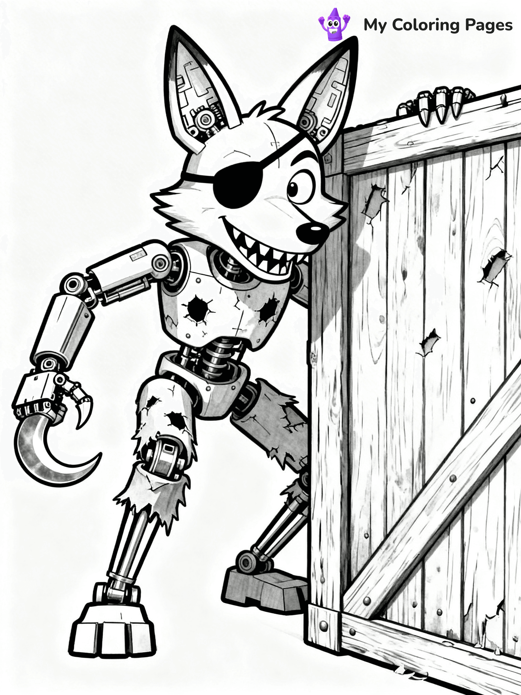 Foxy Coloring Pages - 4