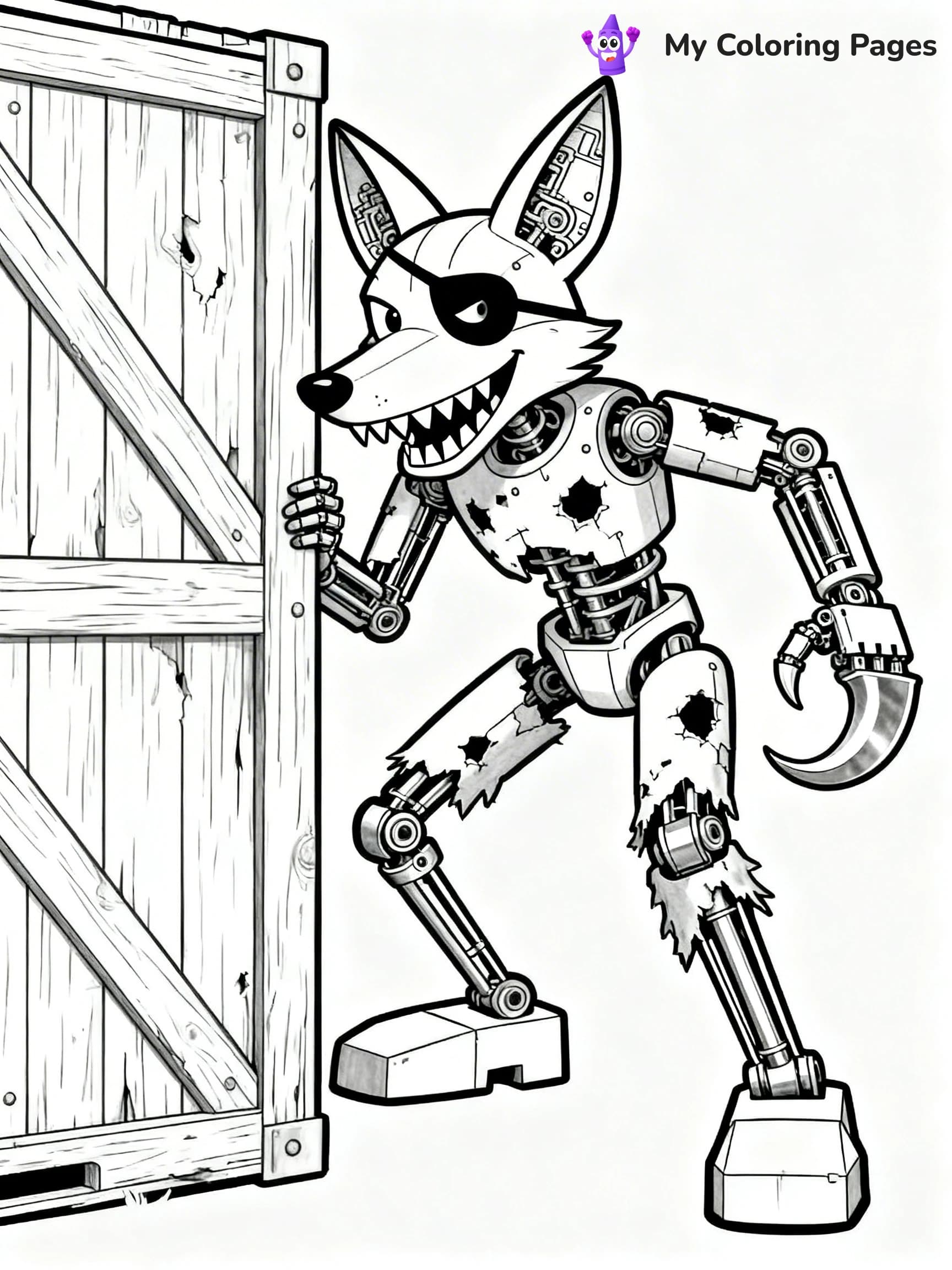 Foxy Coloring Pages - 3