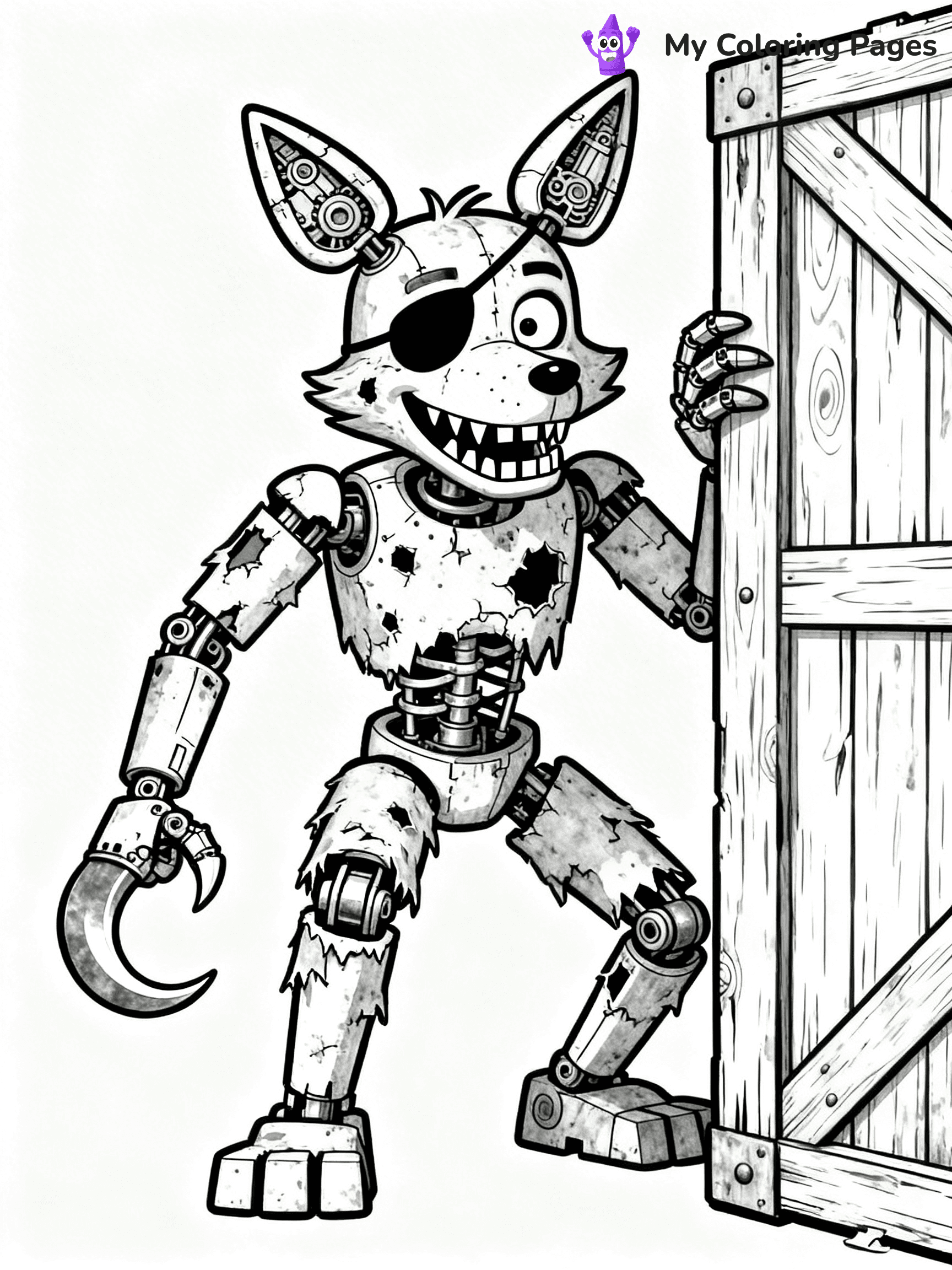 Foxy Coloring Pages - 2