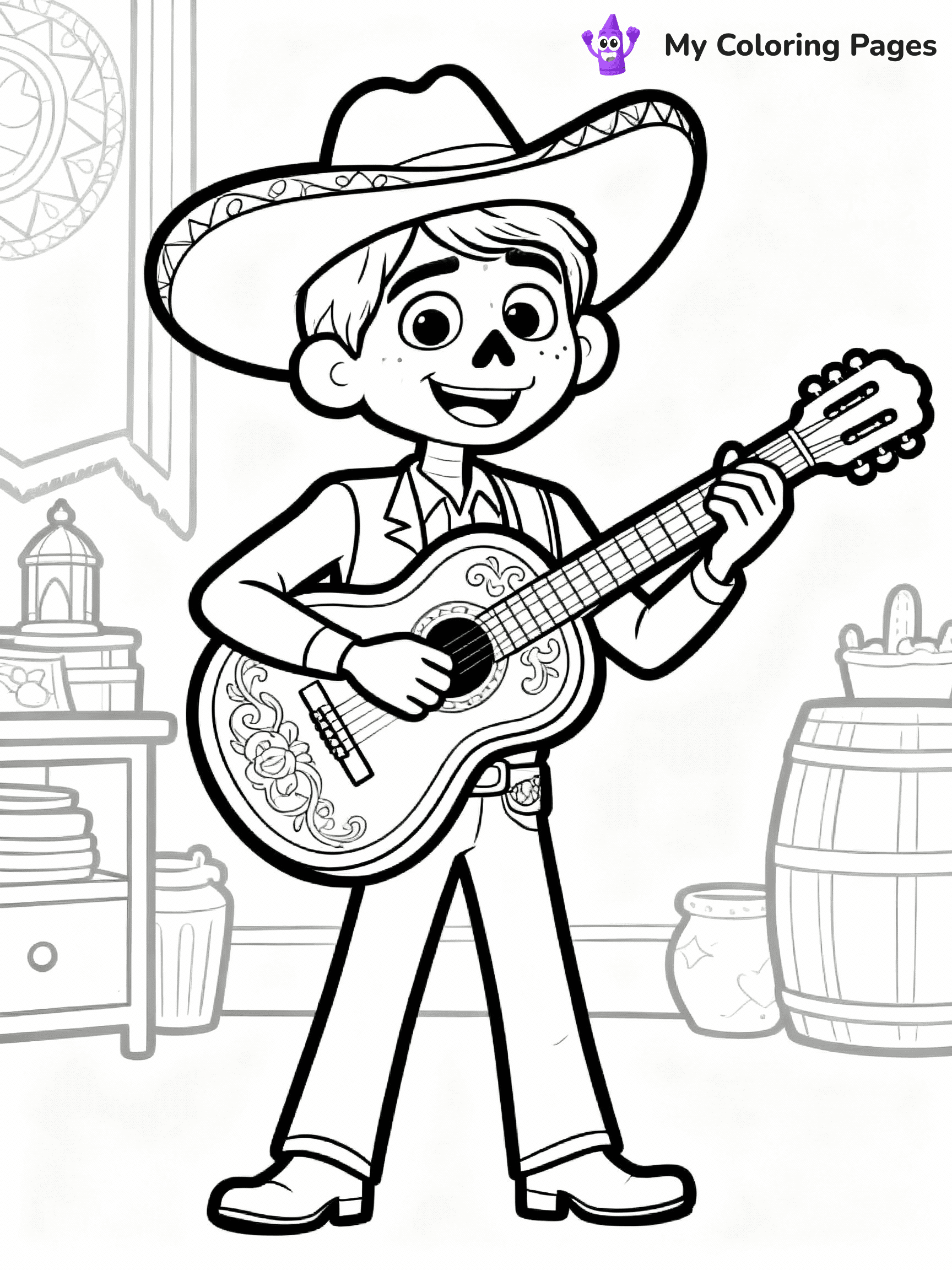 Coco Coloring Pages - 20