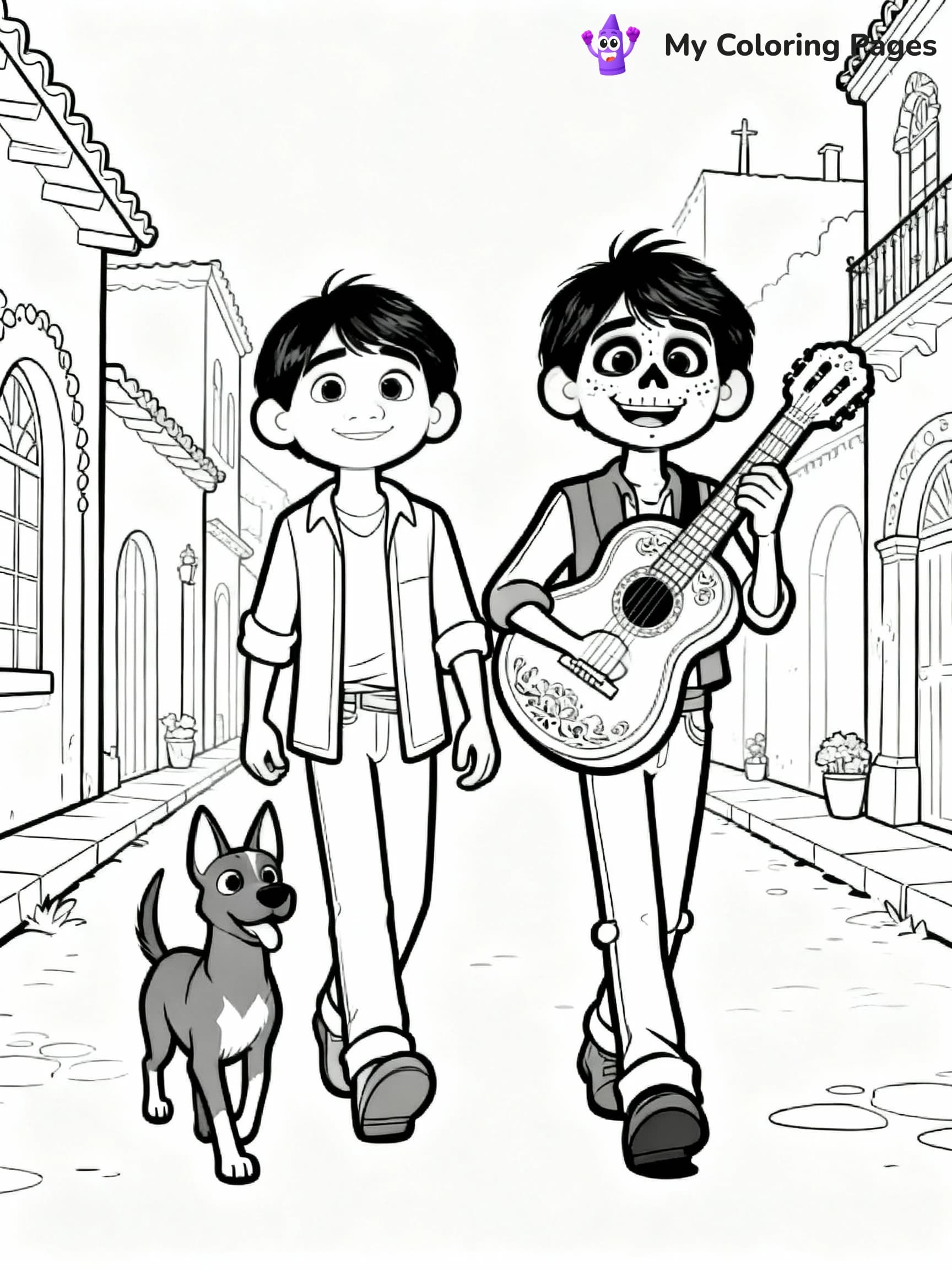 Coco Coloring Pages - 12