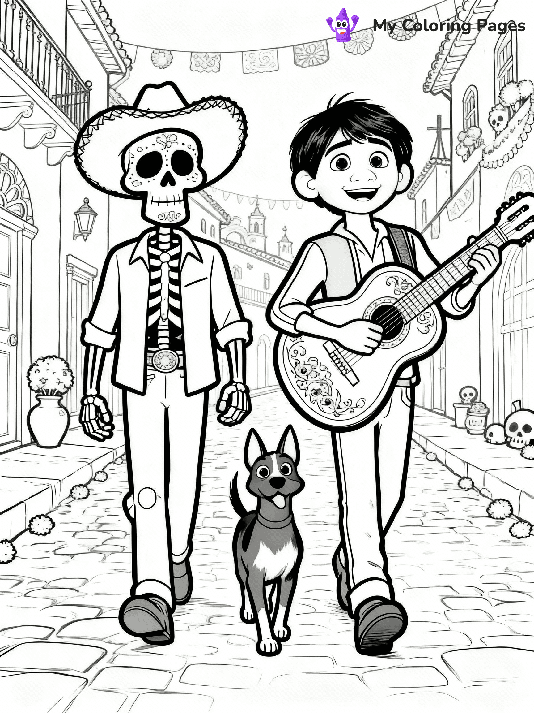 Coco Coloring Pages - 10