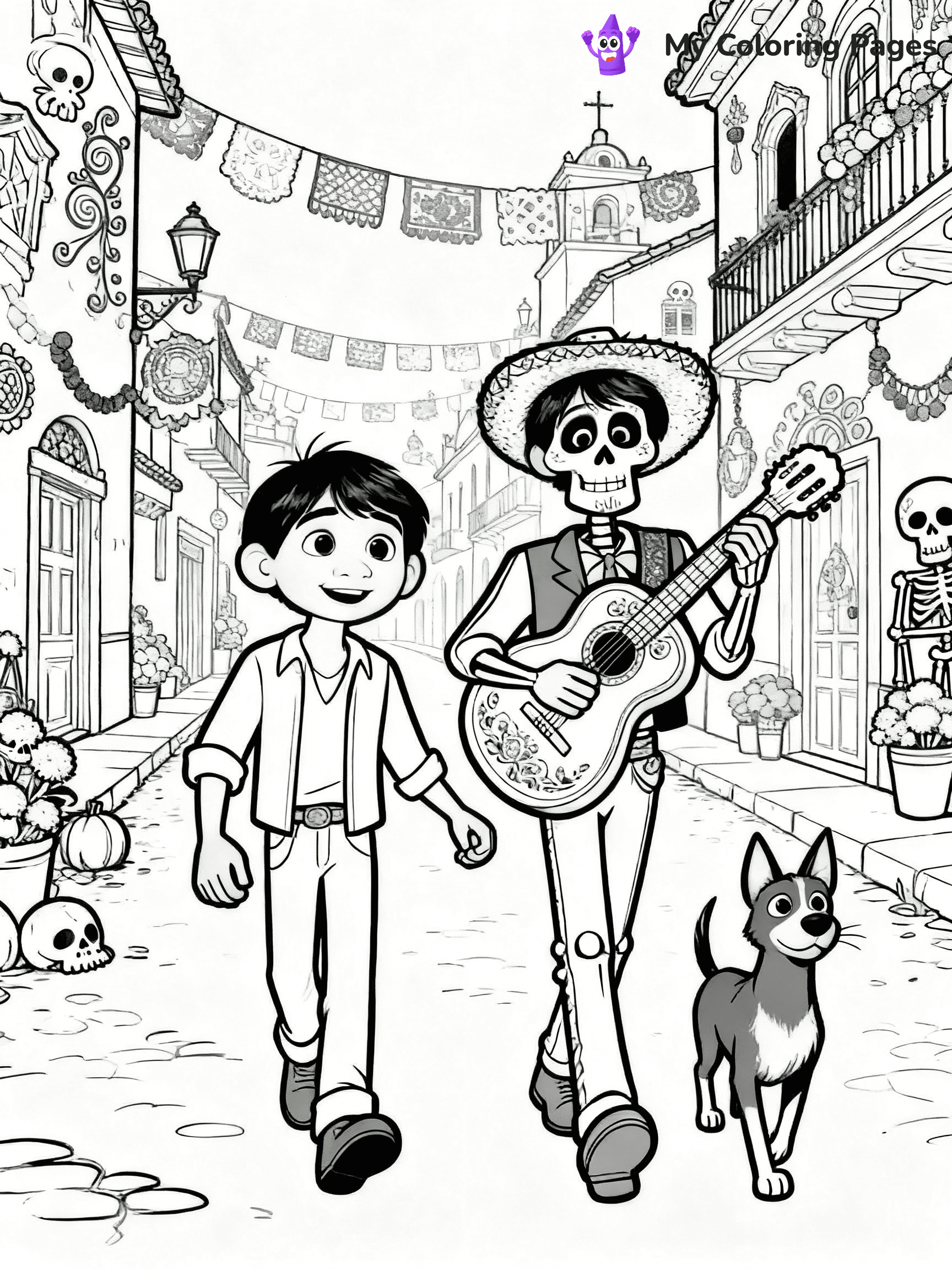 Coco Coloring Pages - 8