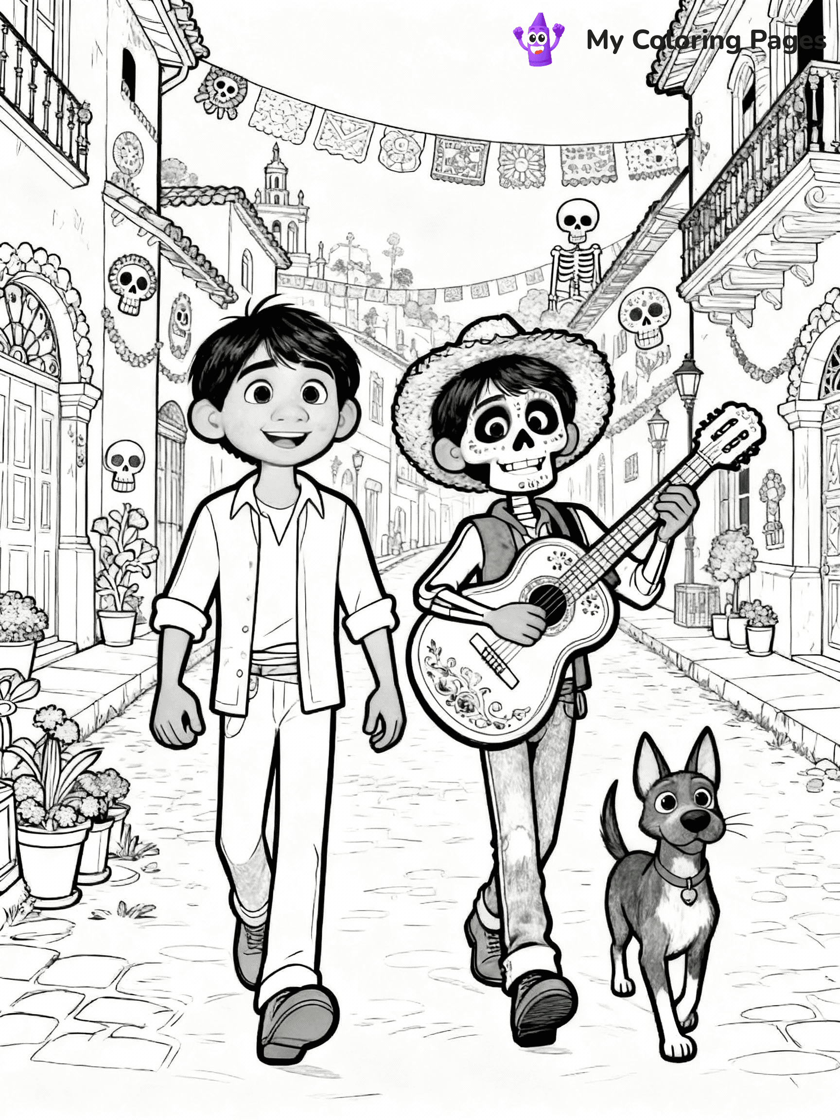 Coco Coloring Pages - 6