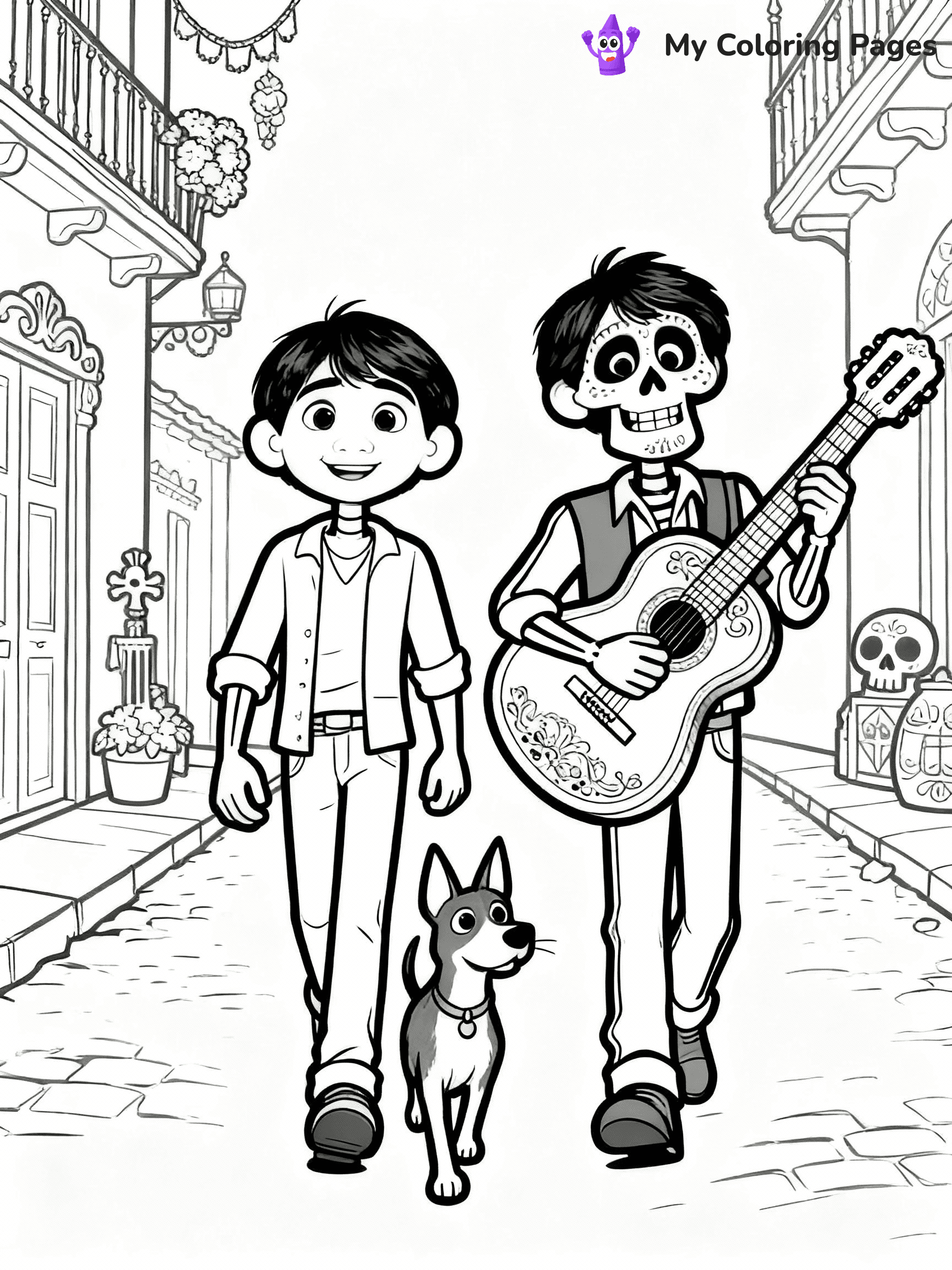 Coco Coloring Pages - 4