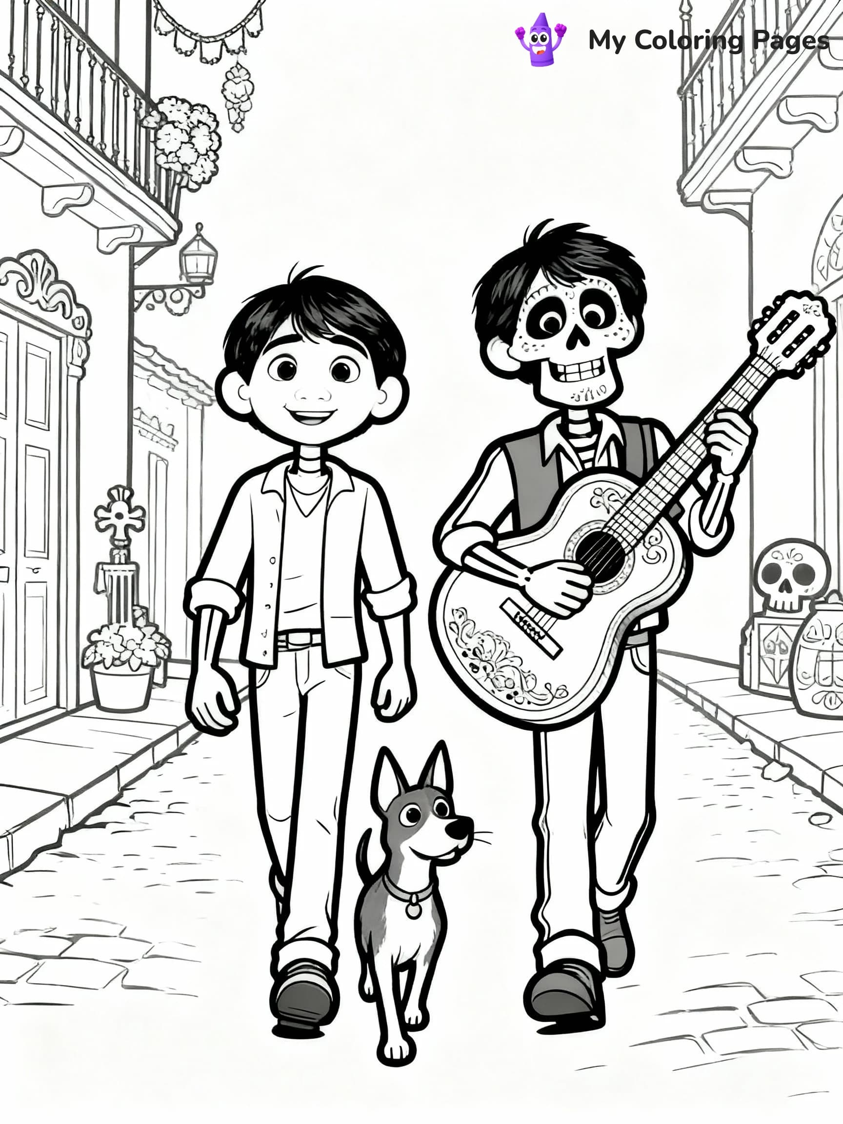 Coco Coloring Pages - 4