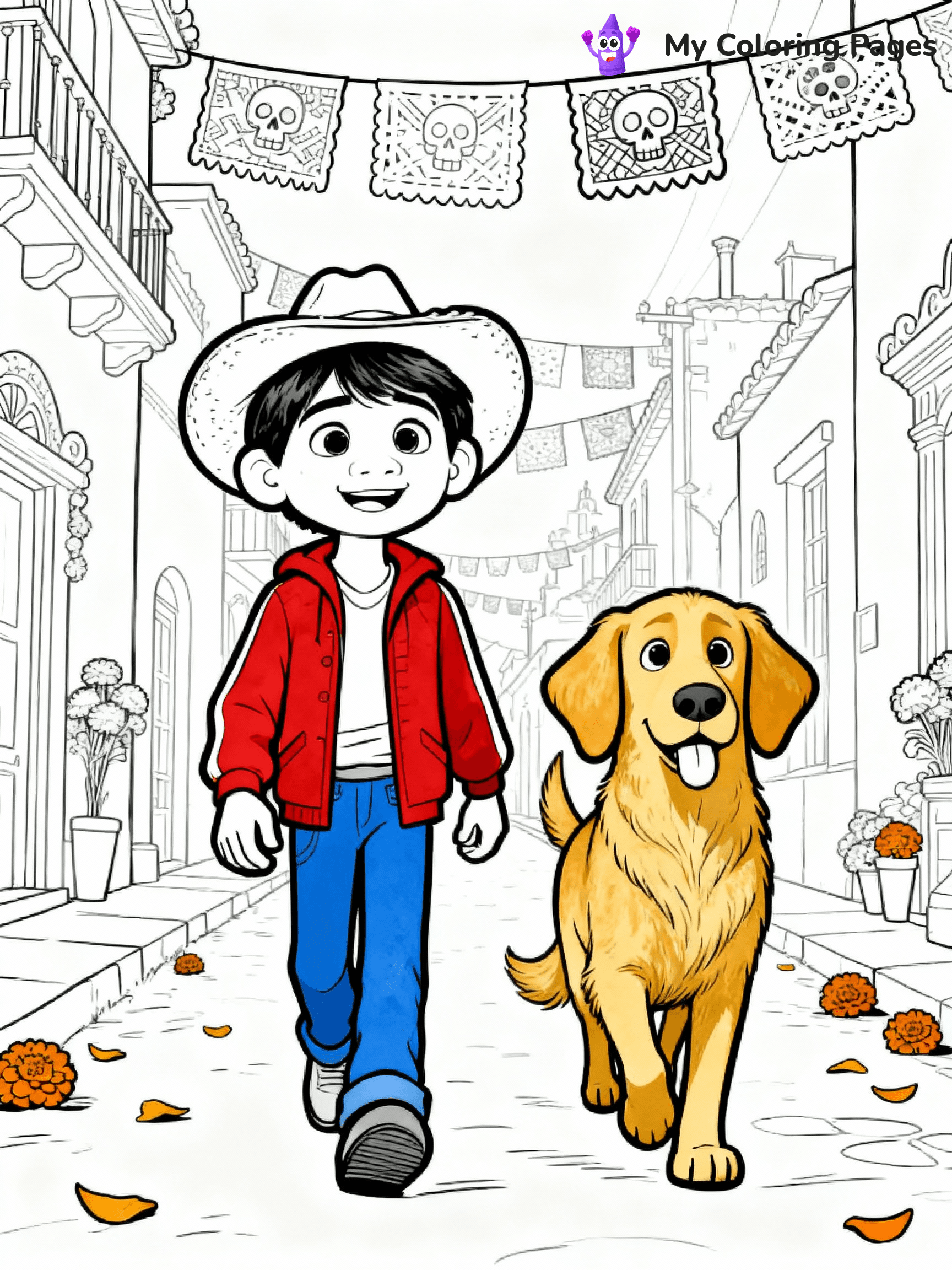 Coco Coloring Pages - 1