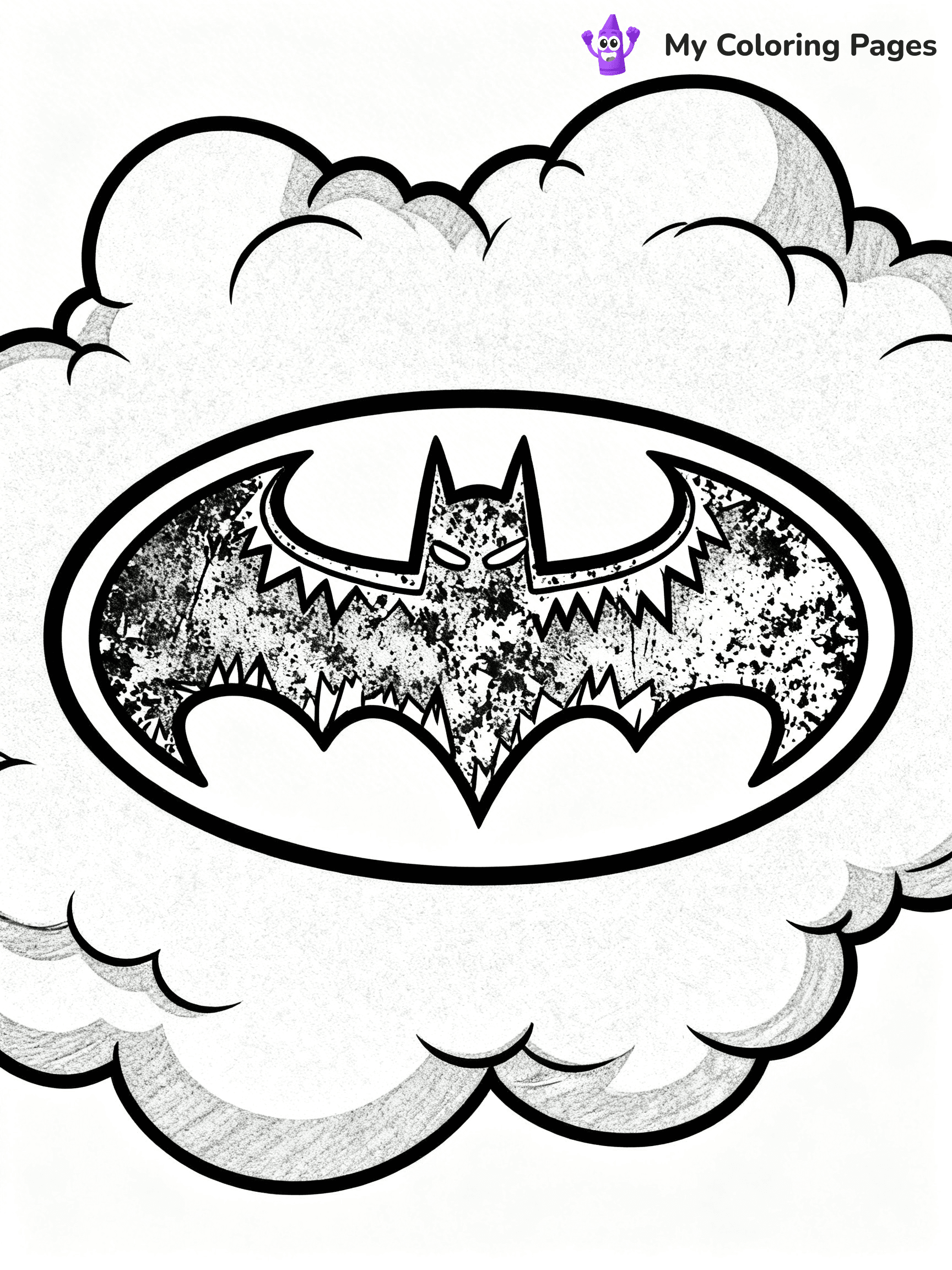Batman Logo Coloring Pages - 13