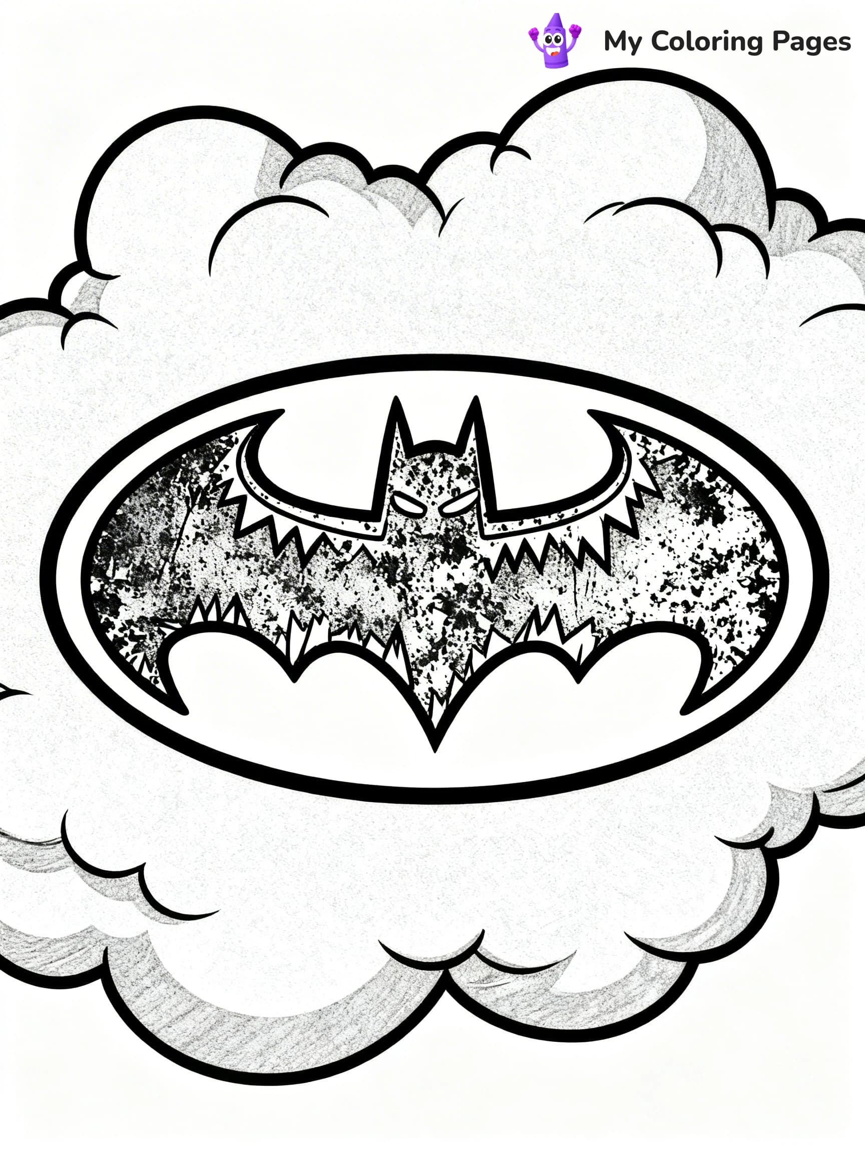Batman Logo Coloring Pages - 12