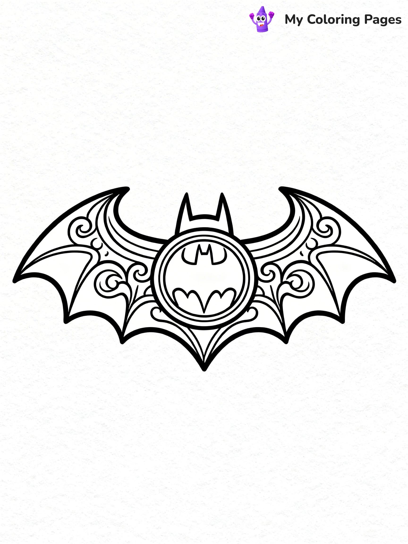 Batman Logo Coloring Pages - 11