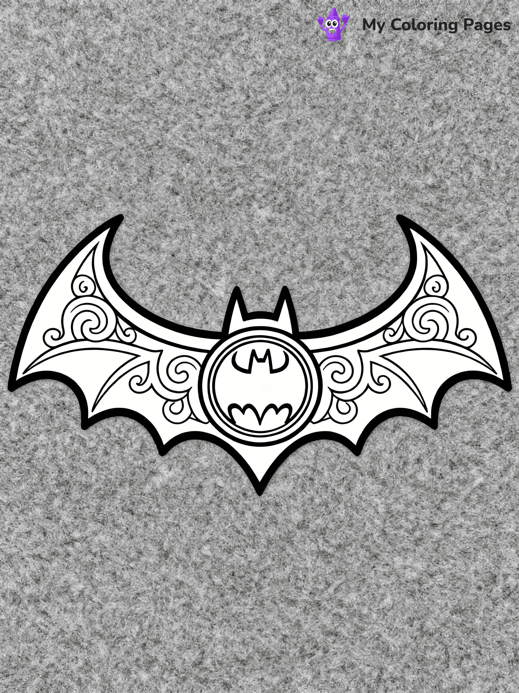 Batman Logo Coloring Pages - 8