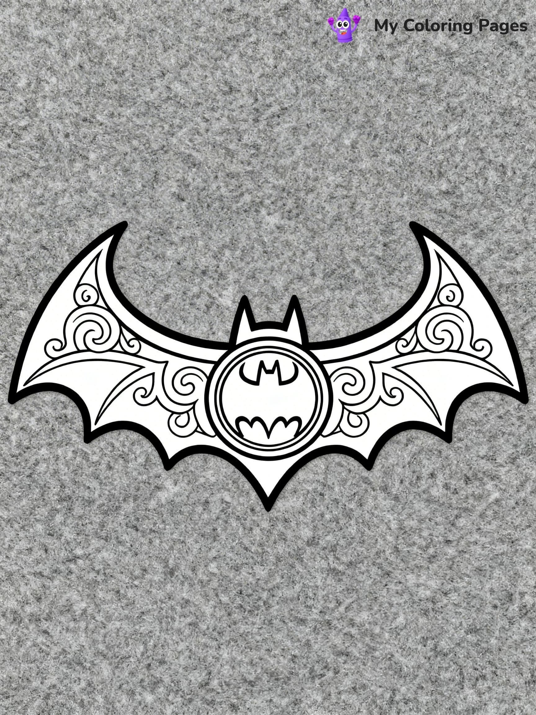 Batman Logo Coloring Pages - 7