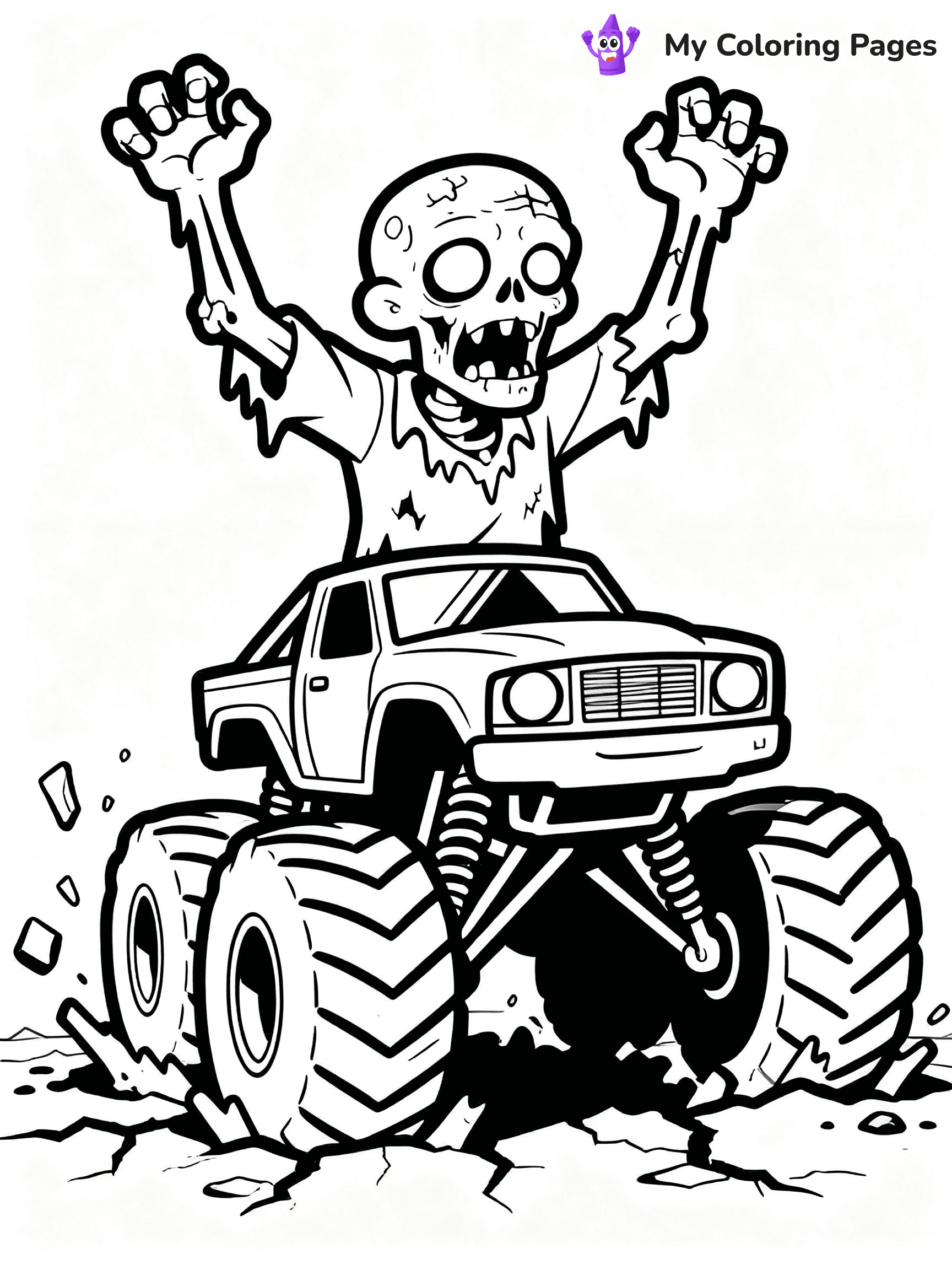Monster Jam Coloring Pages - 29
