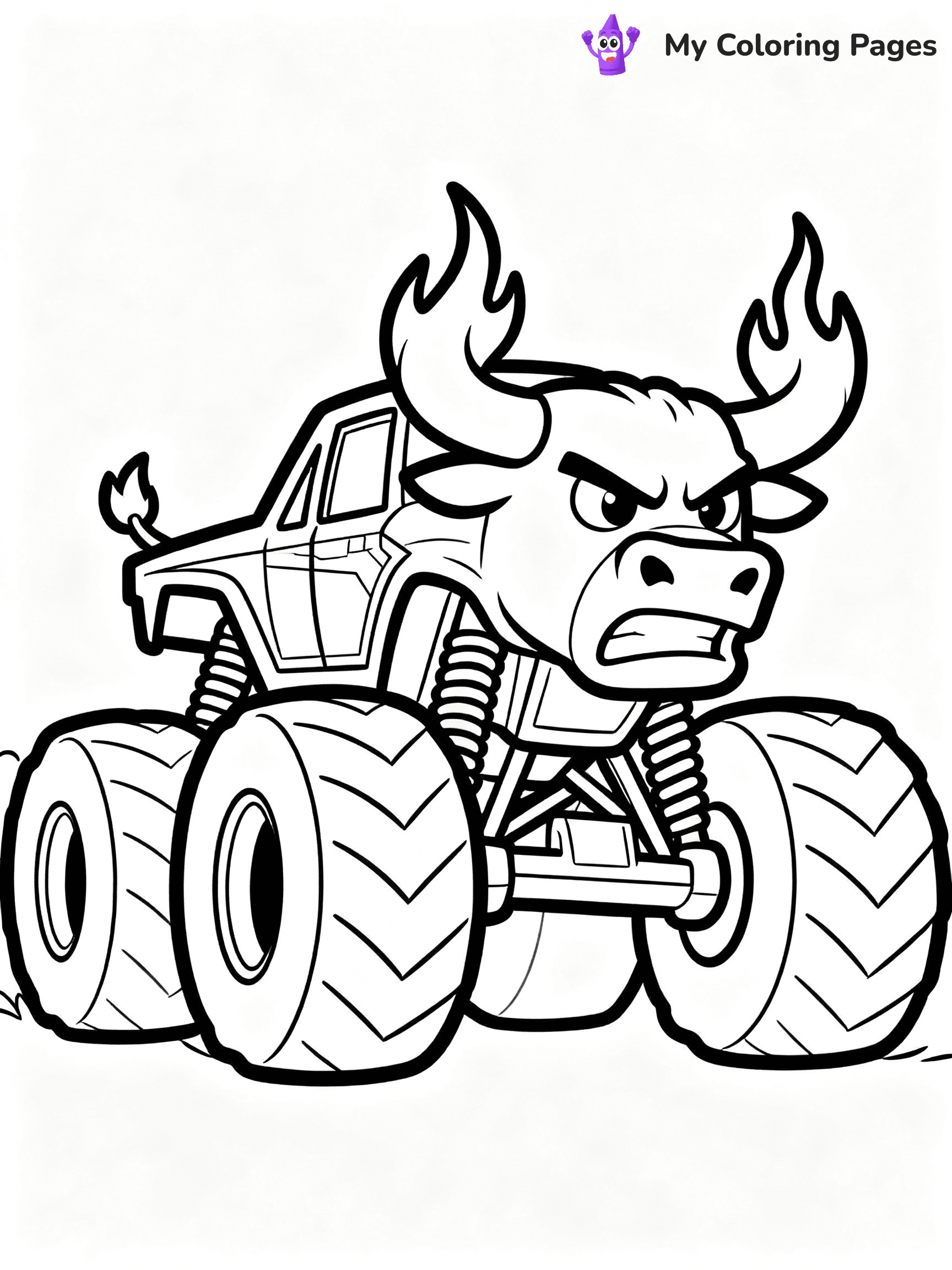 Monster Jam Coloring Pages - 22