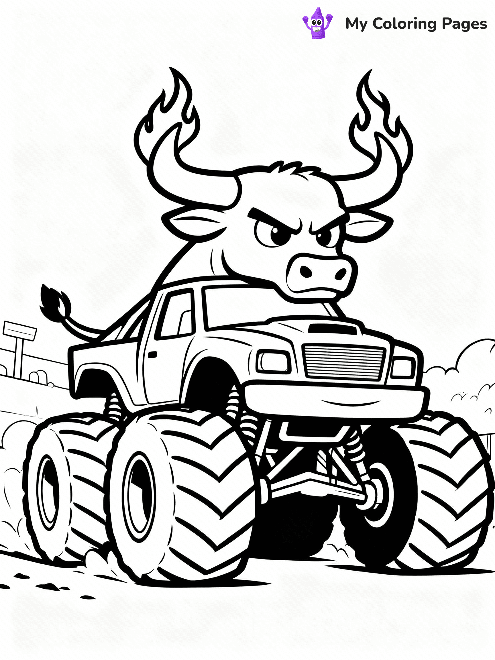Monster Jam Coloring Pages - 21