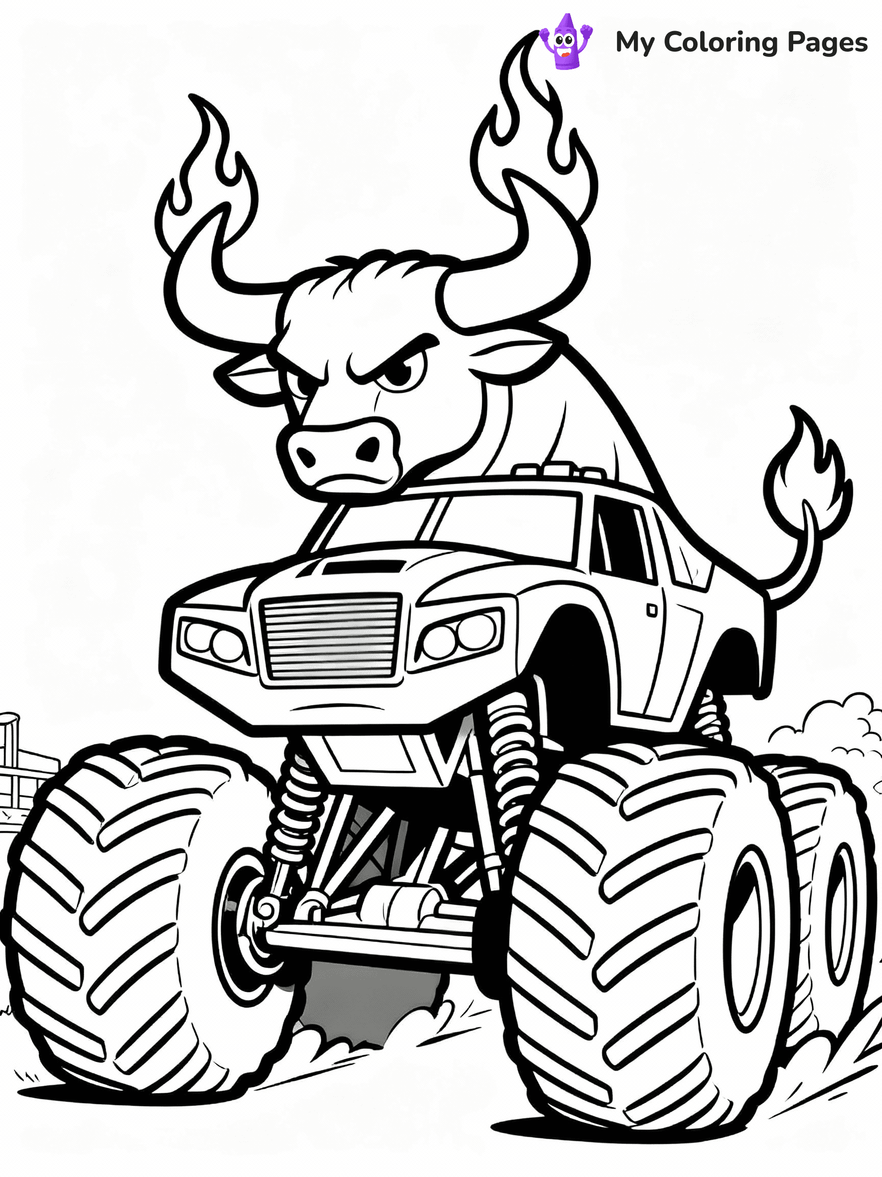Monster Jam Coloring Pages - 20