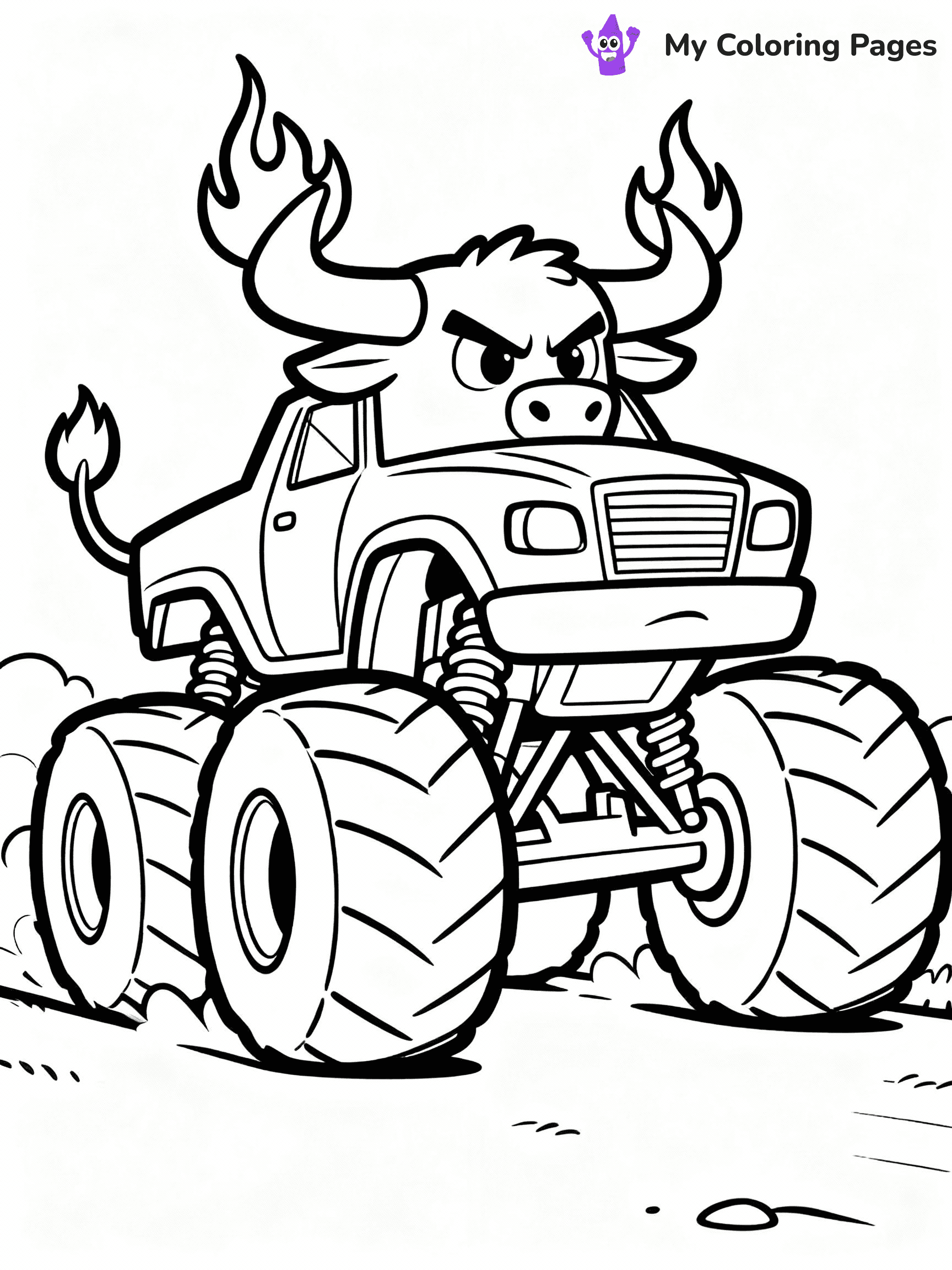 Monster Jam Coloring Pages - 19
