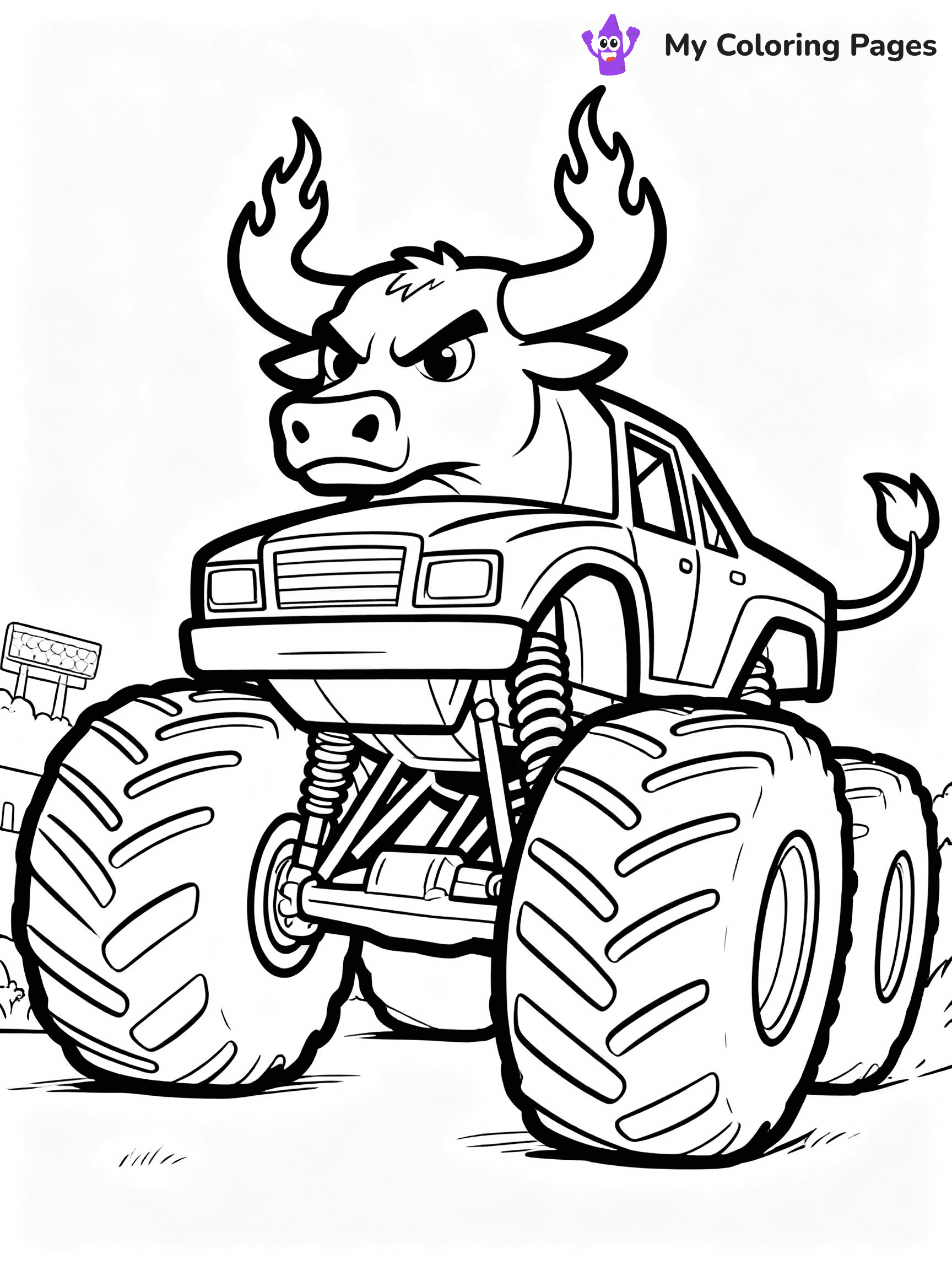 Monster Jam Coloring Pages - 17