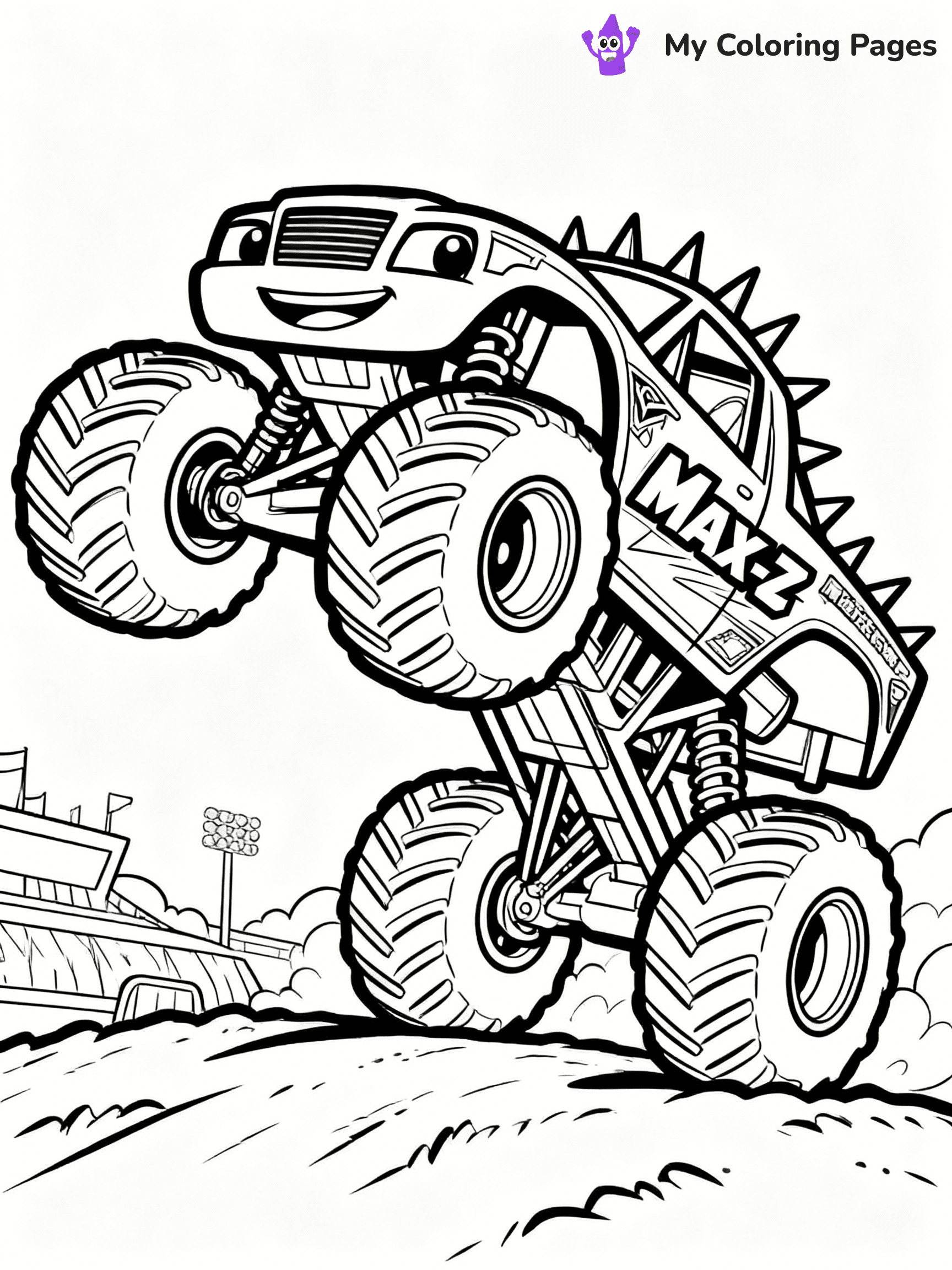 Monster Jam Coloring Pages - 15