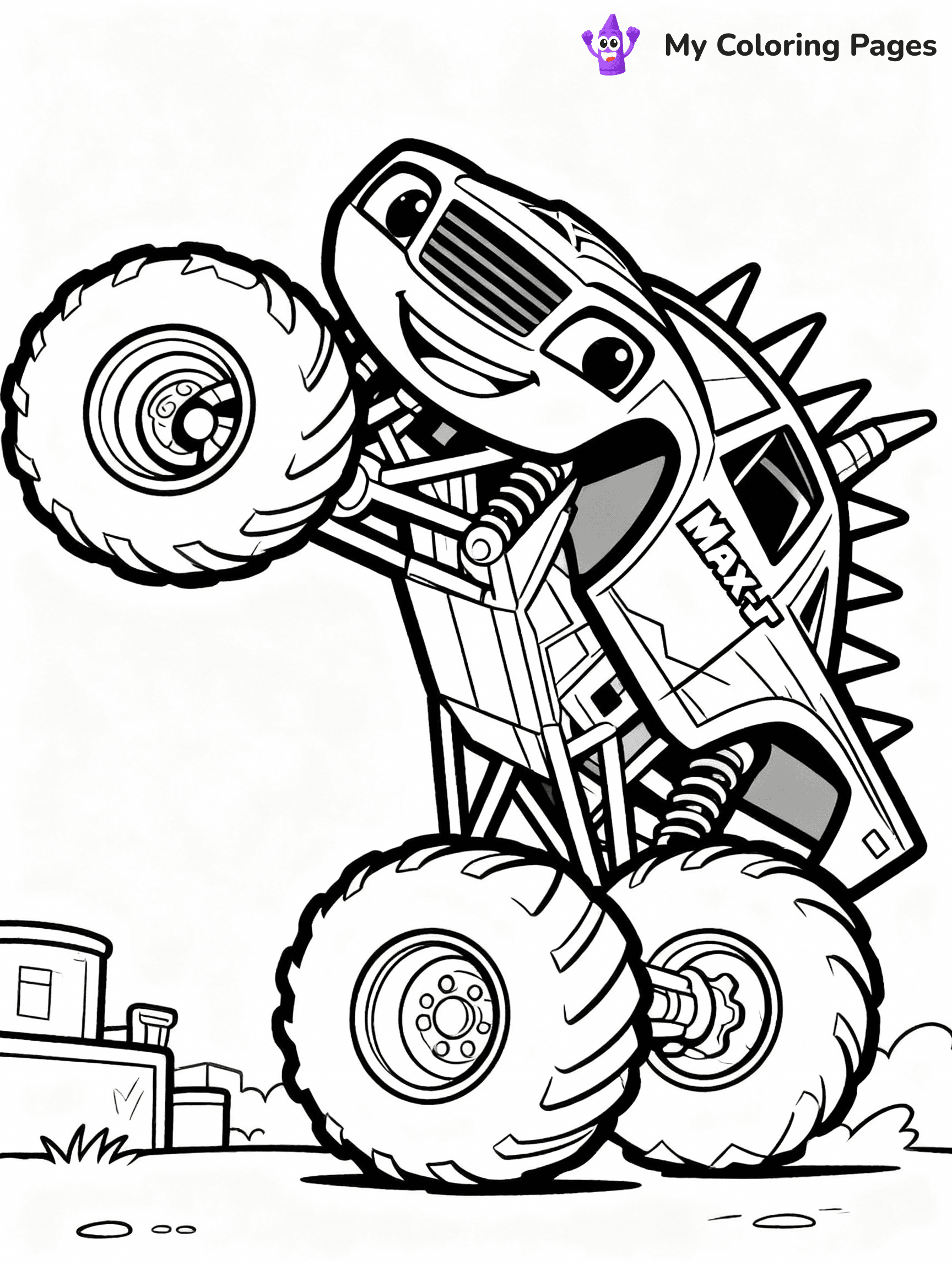 Monster Jam Coloring Pages - 11