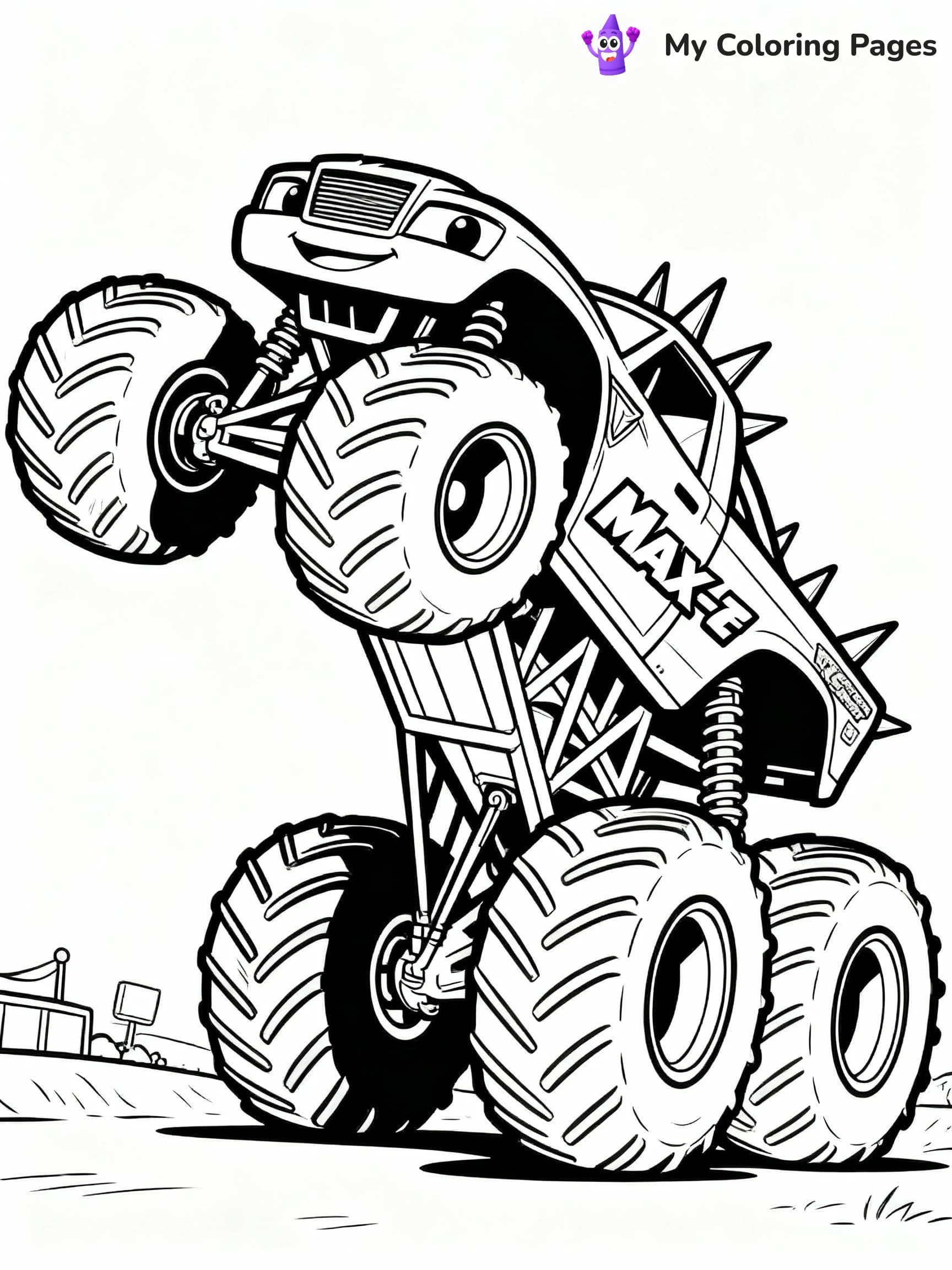 Monster Jam Coloring Pages - 9