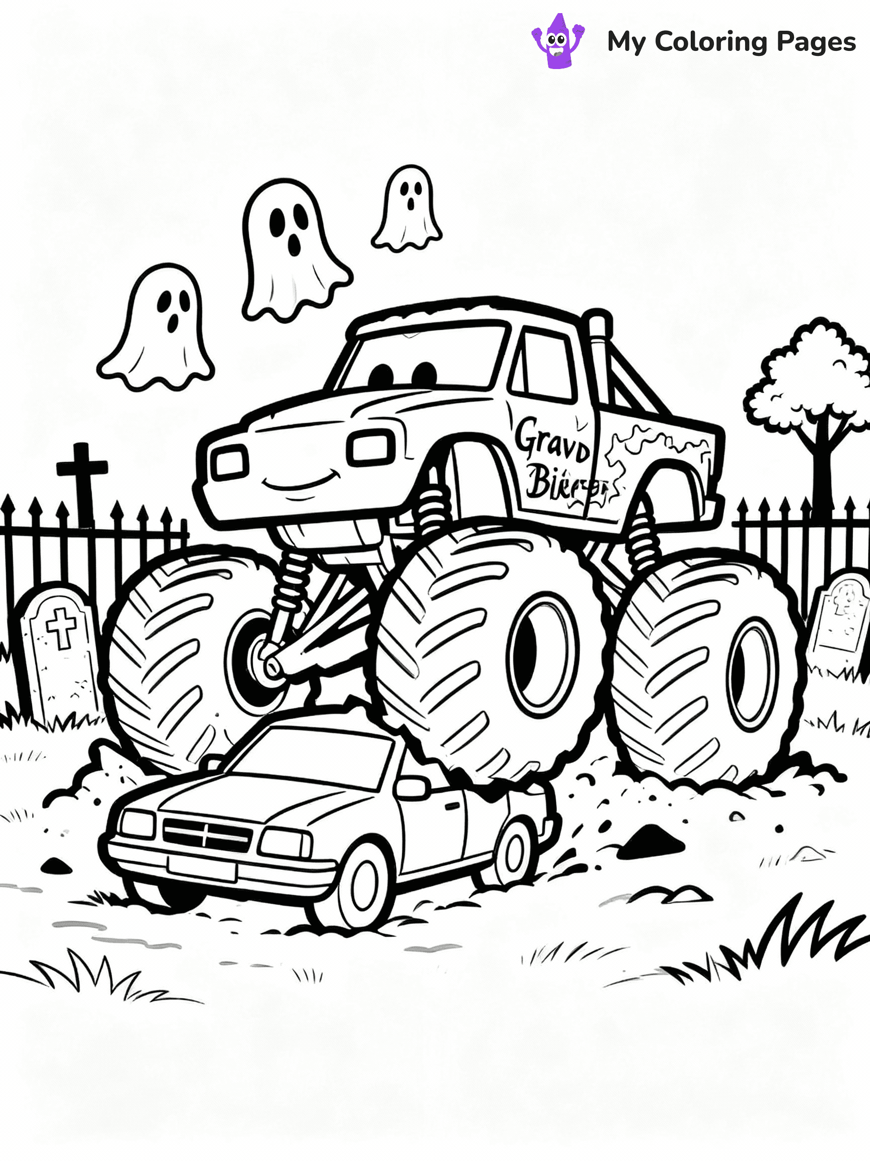 Monster Jam Coloring Pages - 7