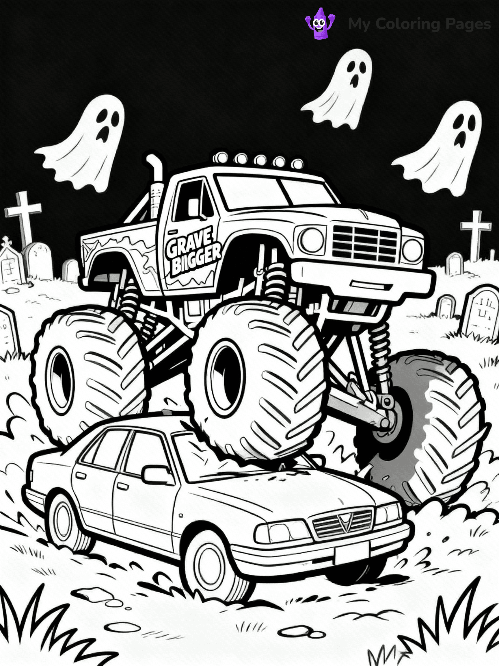 Monster Jam Coloring Pages - 5