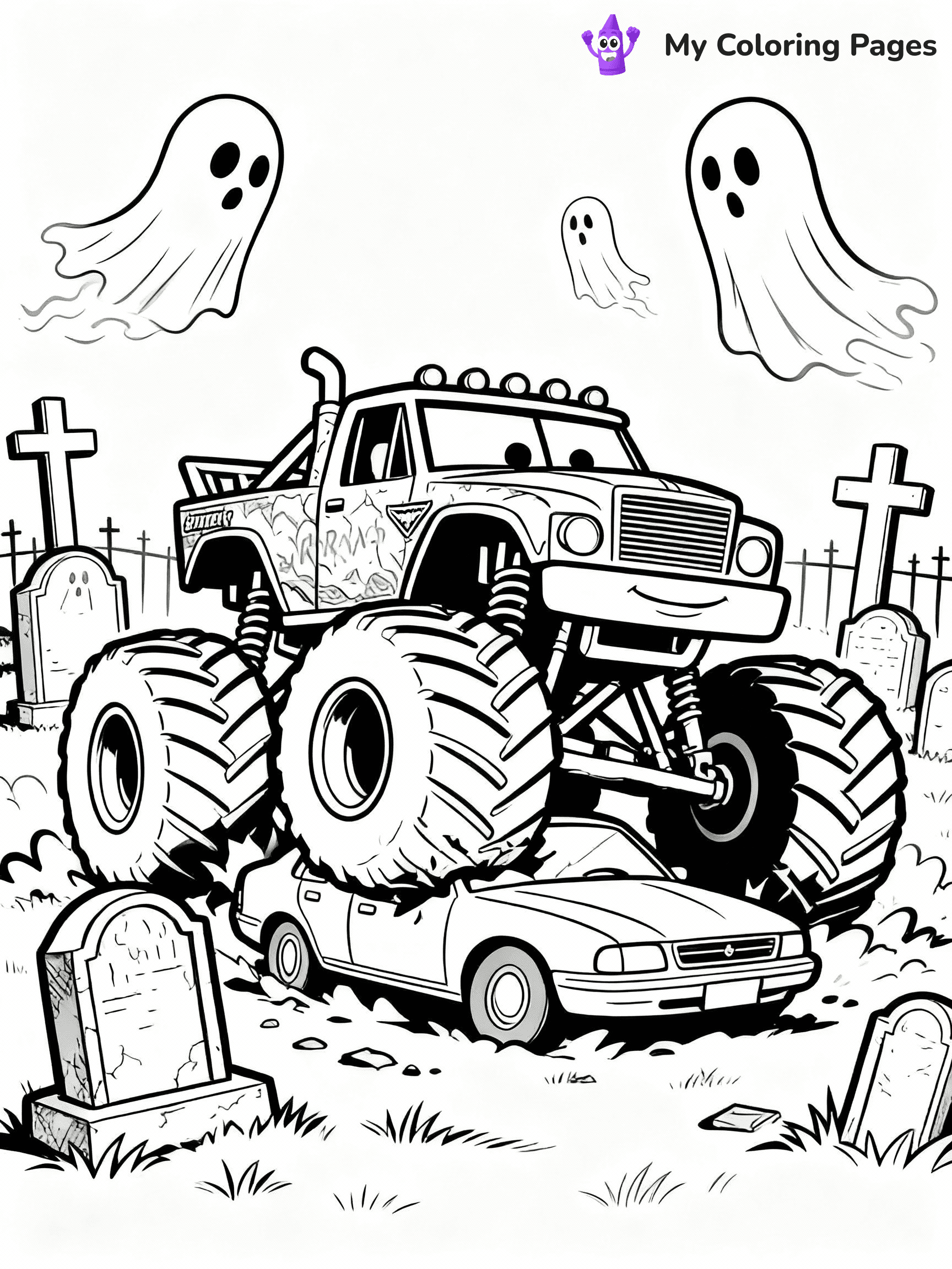 Monster Jam Coloring Pages - 3