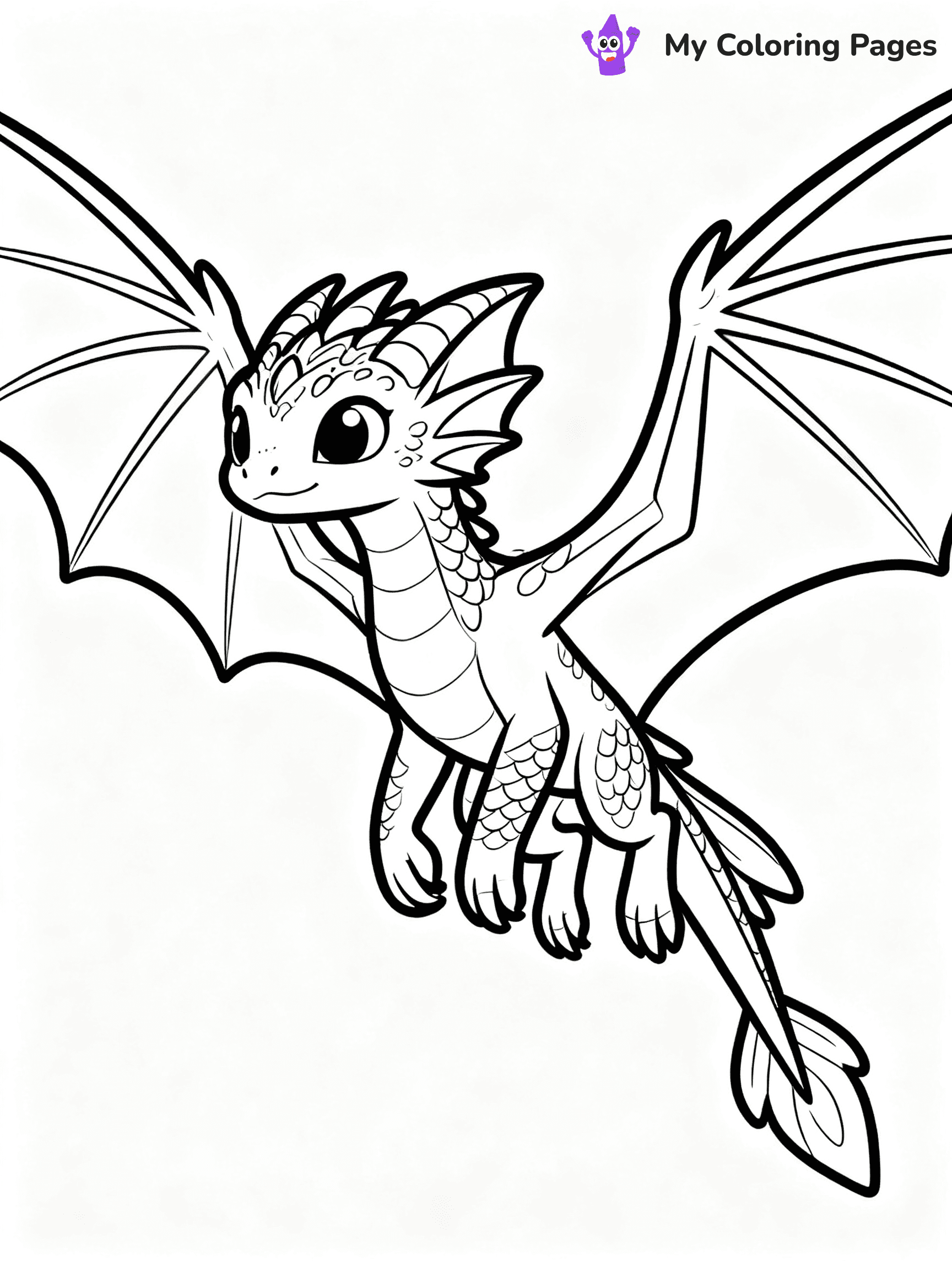 Hybrid Wings Of Fire Coloring Pages - 50