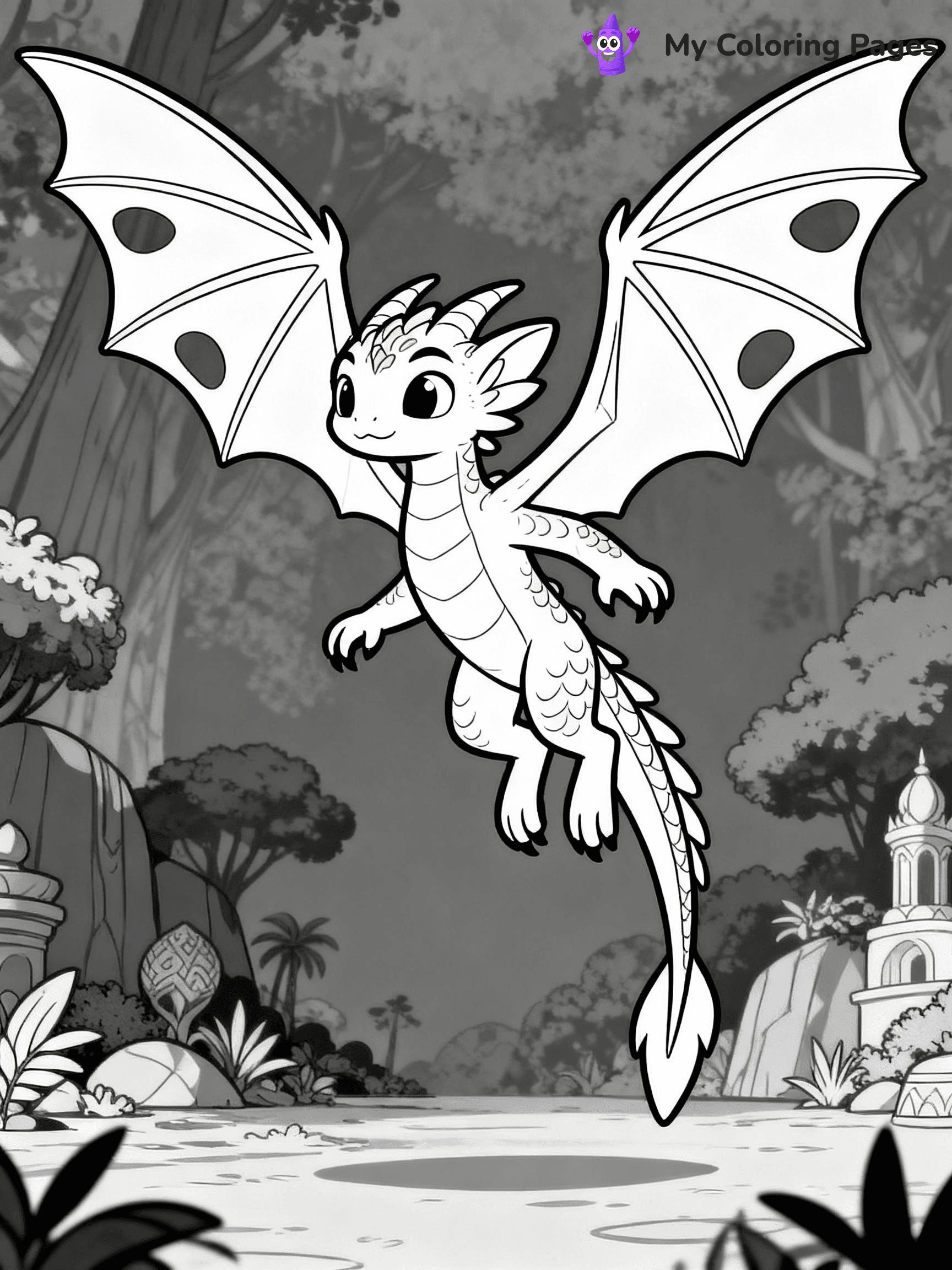 Hybrid Wings Of Fire Coloring Pages - 49