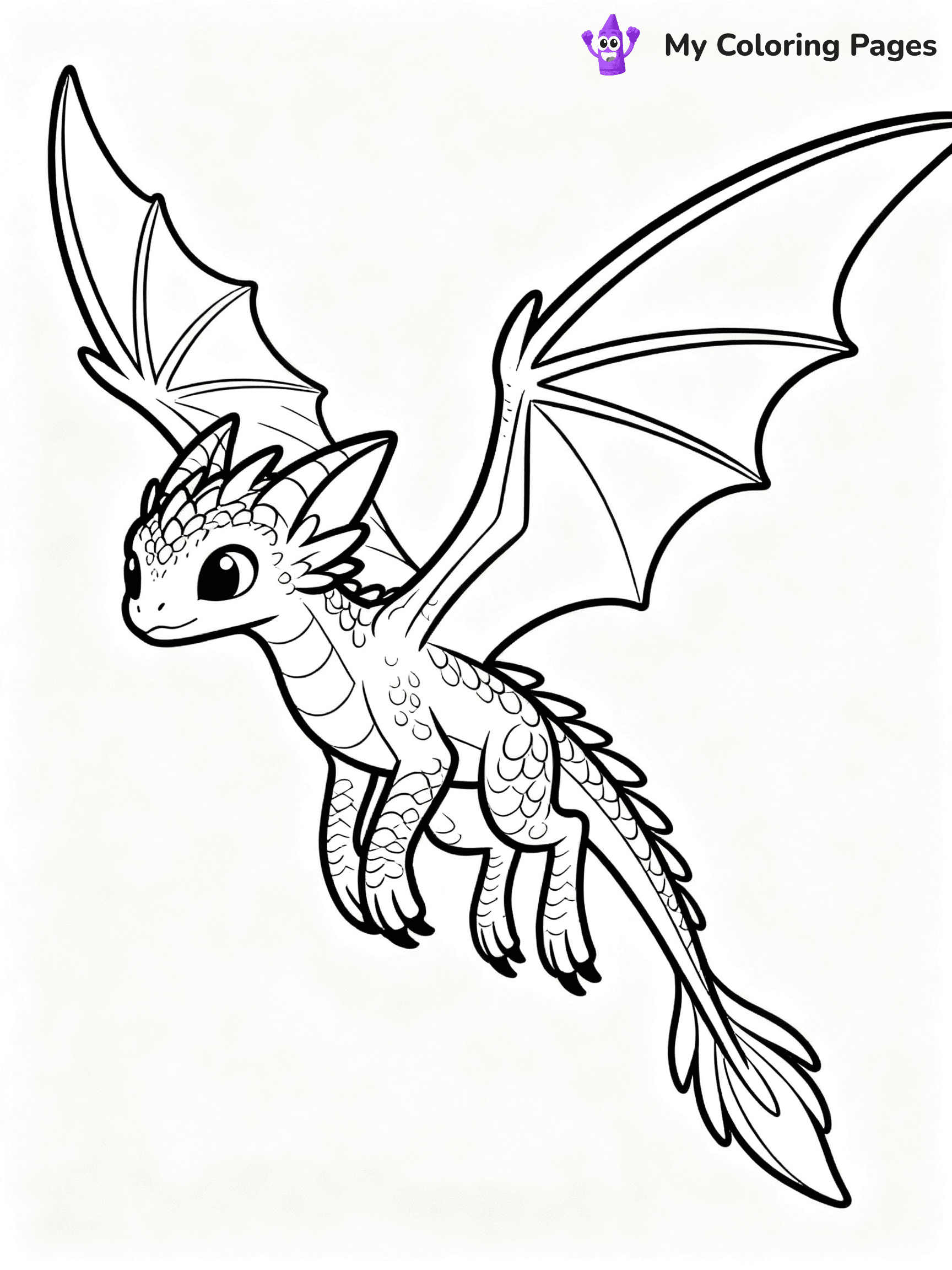 Hybrid Wings Of Fire Coloring Pages - 47