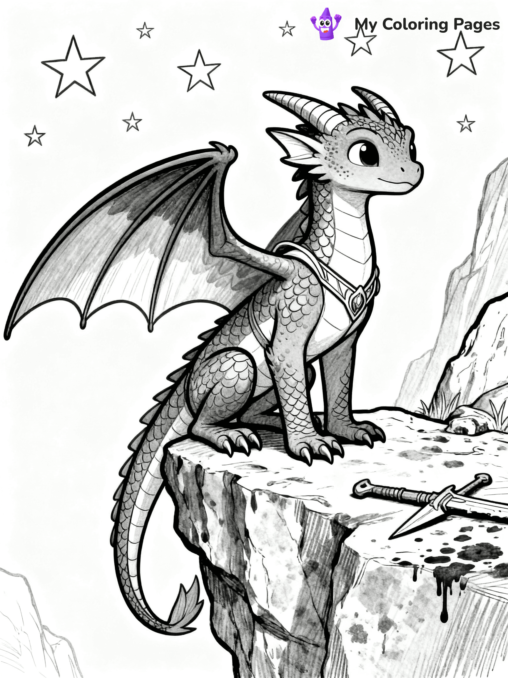 Hybrid Wings Of Fire Coloring Pages - 34