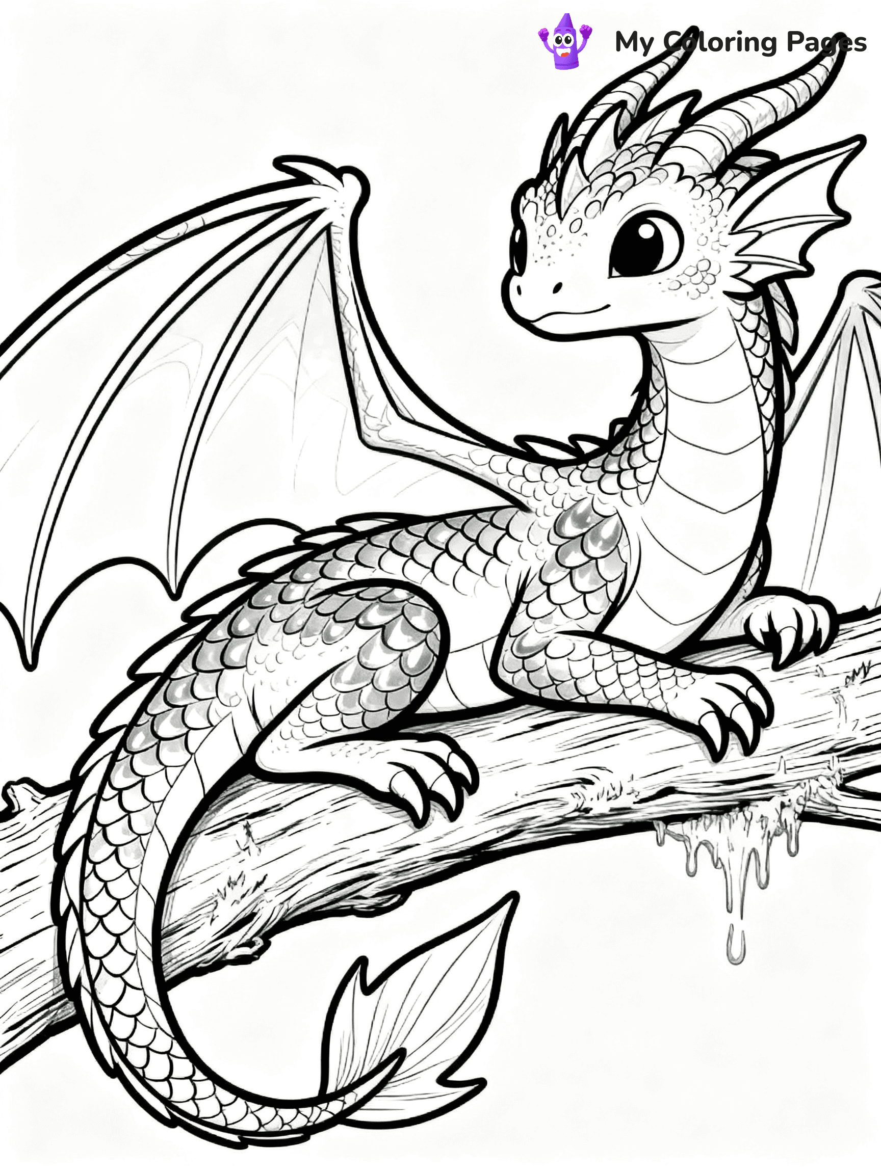 Hybrid Wings Of Fire Coloring Pages - 26