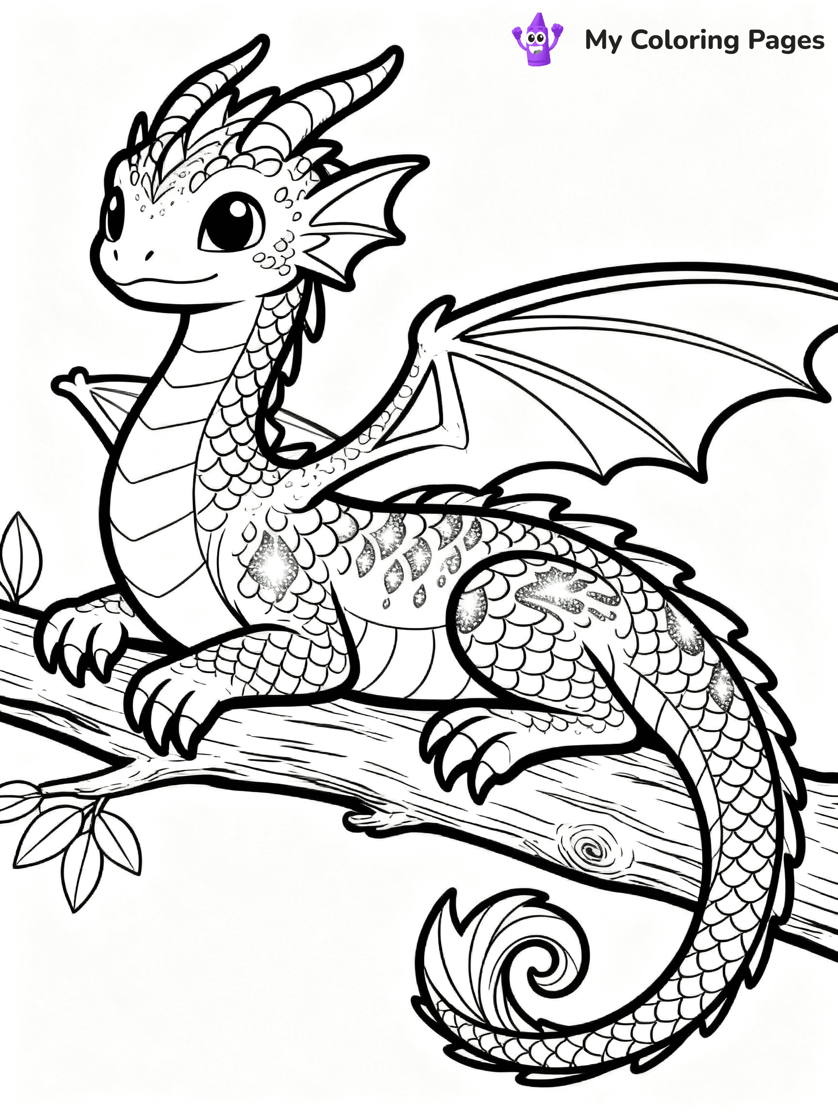 Hybrid Wings Of Fire Coloring Pages - 24