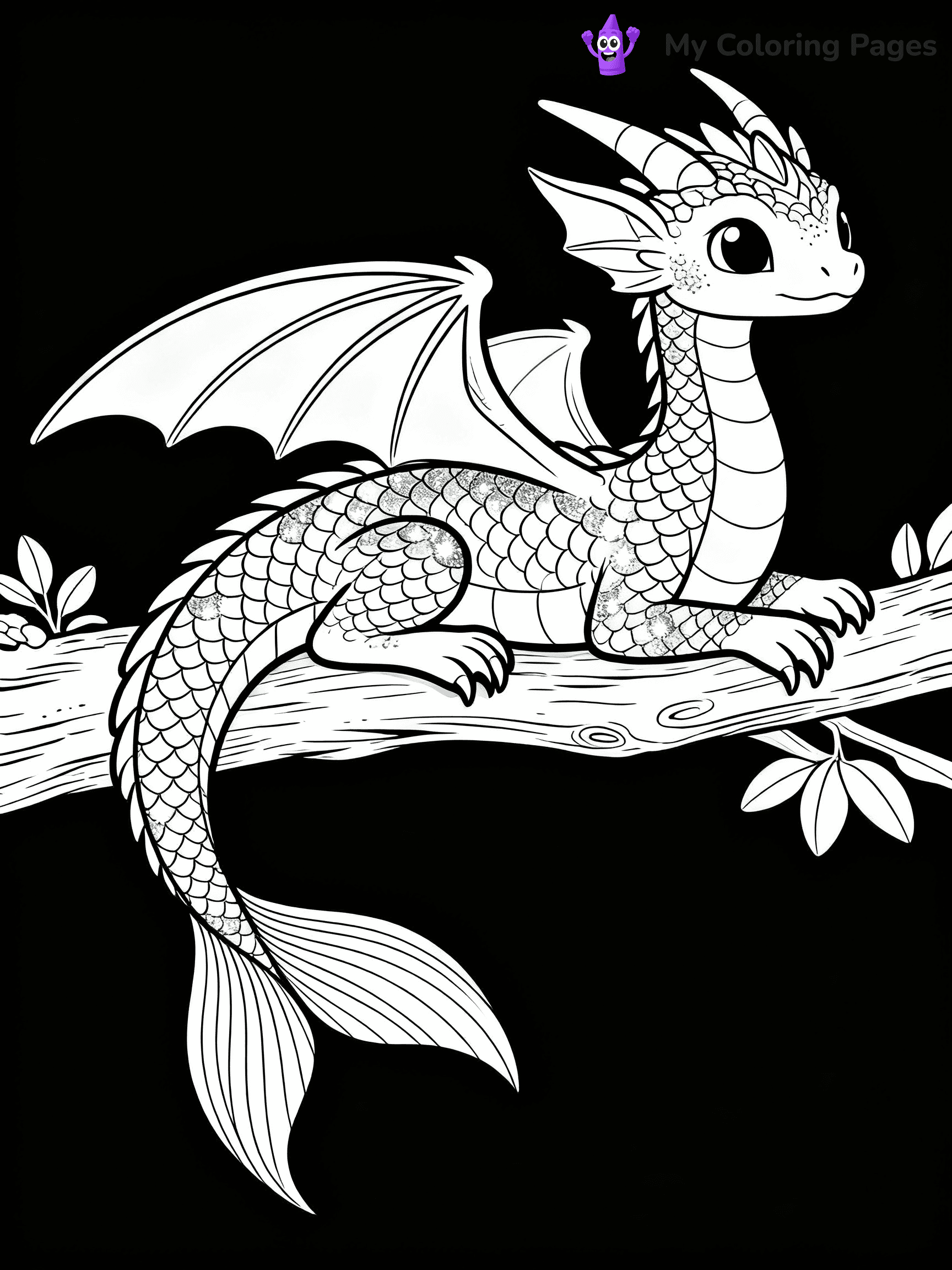 Hybrid Wings Of Fire Coloring Pages - 21