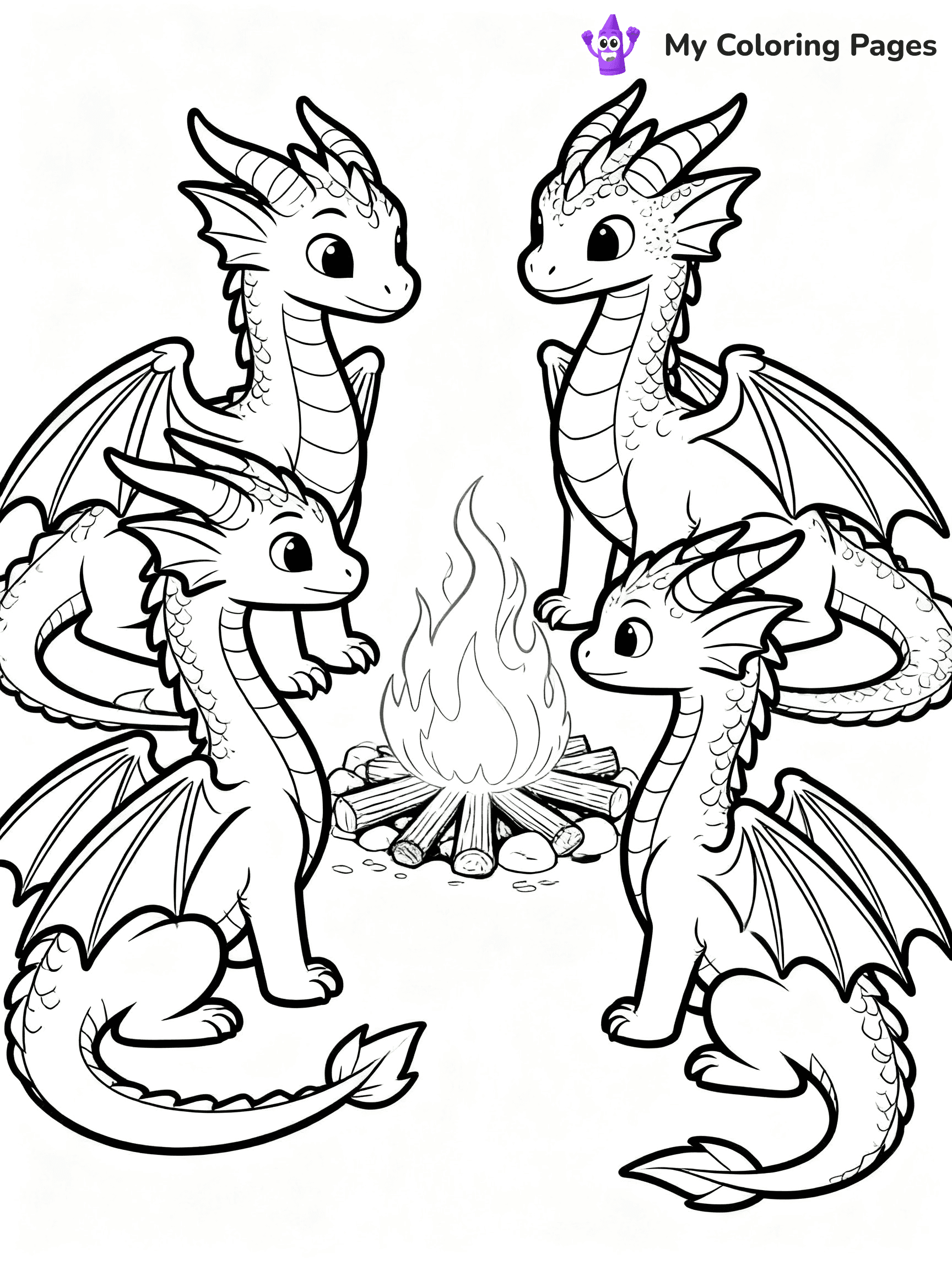Hybrid Wings Of Fire Coloring Pages - 18